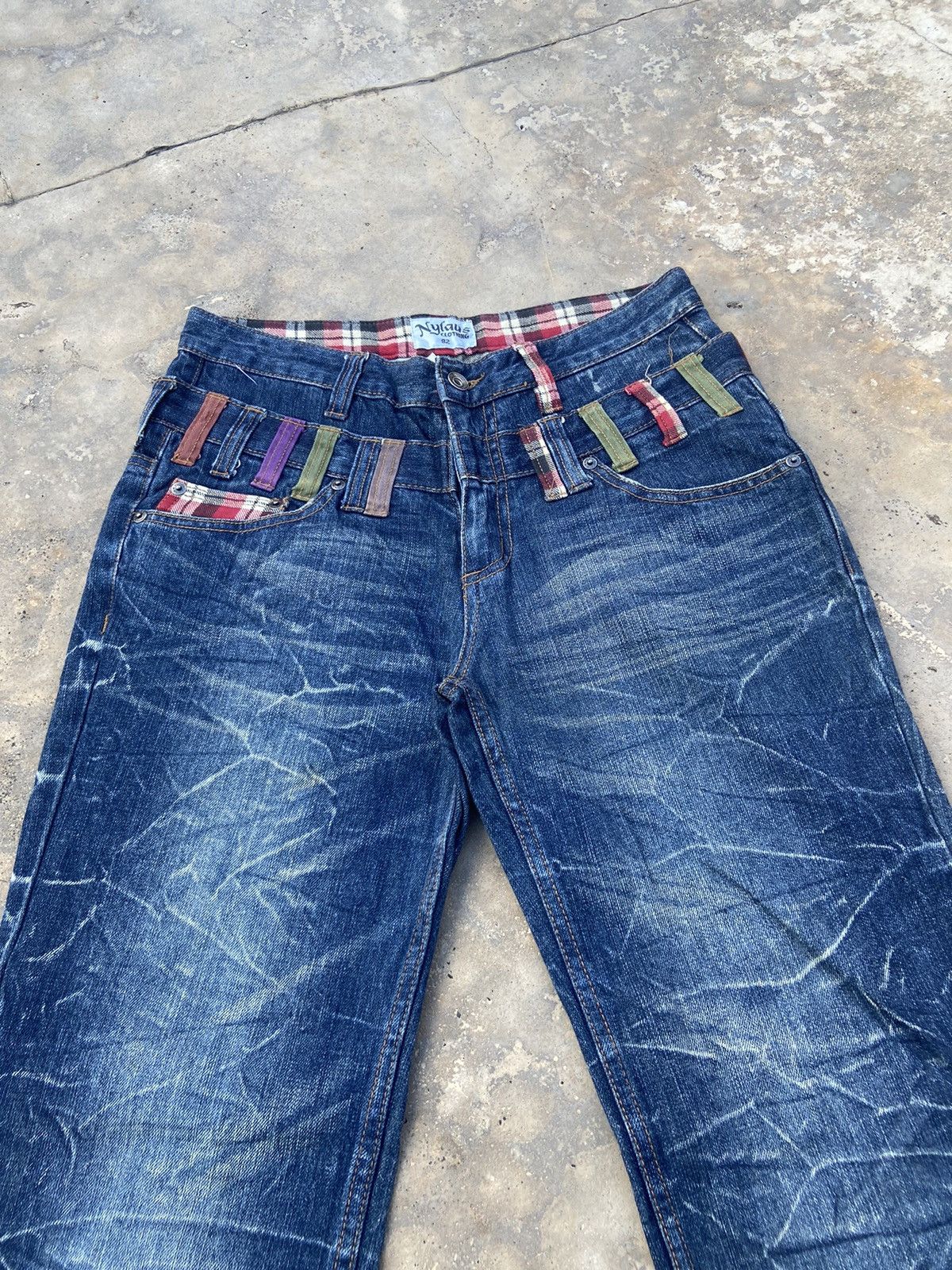 Japanese Brand VINTAGE NYLAUS DOUBLE WAIST PANT Size US 30 / EU 46 - 3 Thumbnail