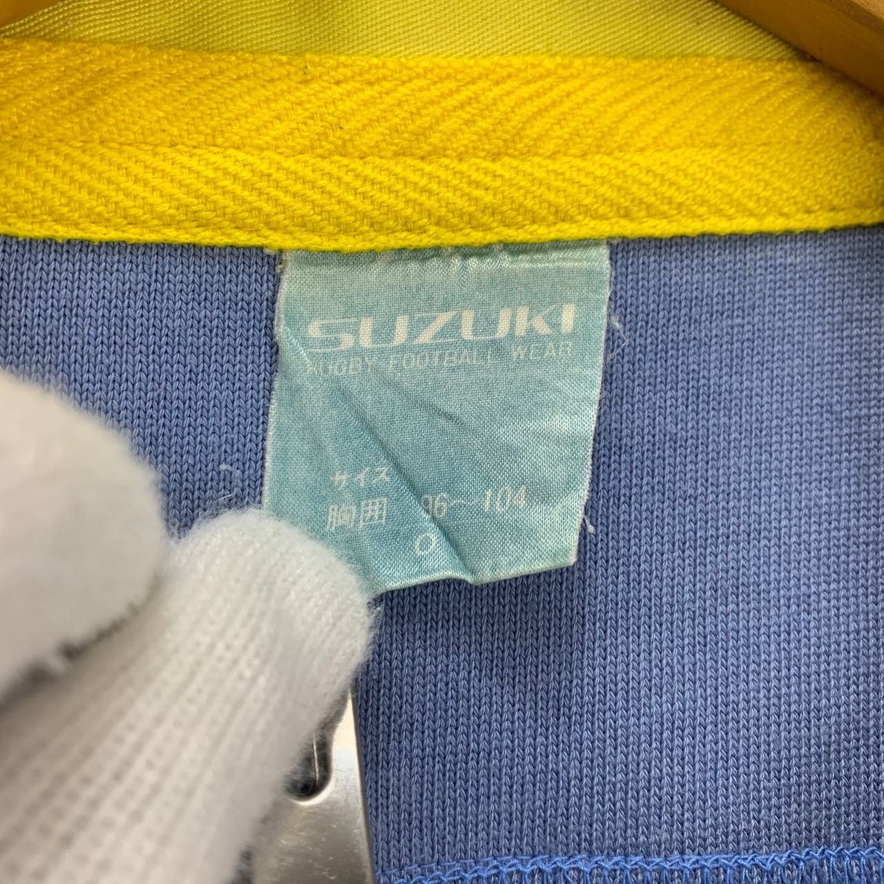 Japanese Brand 90s Vintage SUZUKI 50/50 Rugby Wear / Polo Rugby #2360/25 Size US M / EU 48-50 / 2 - 5 Thumbnail