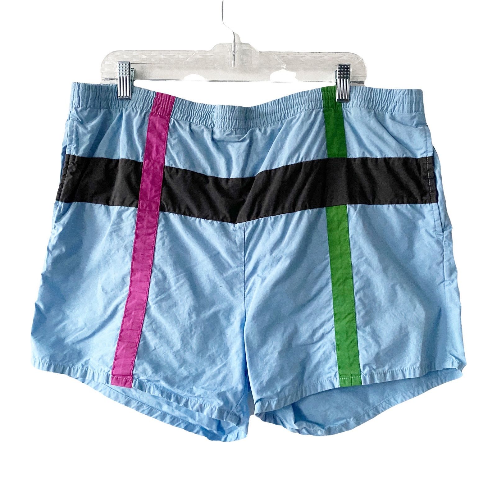 Vintage Paradise Beach Club 80s Beach Swim Short Shorts
