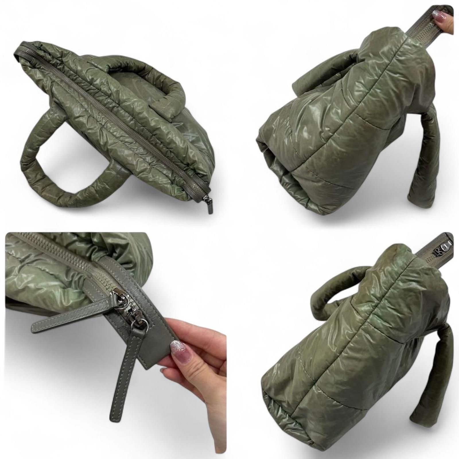Chanel Chanel - Olive Green Puffer Tote Handbag Size ONE SIZE - 5 Thumbnail