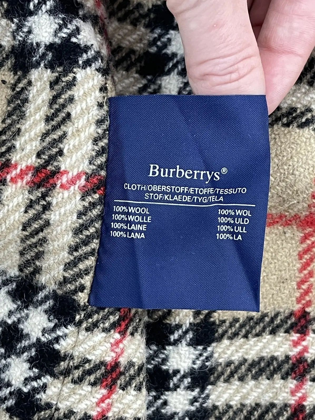Burberry Vintage 90s Burberry Lining Wool Vest Check Nova Size L / US 10 / IT 46 - 6 Thumbnail