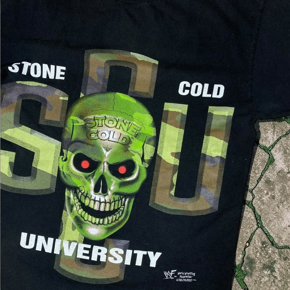 WWE 1998 WWF STONE COLD STEVE AUSTIN Size US XL / EU 56 / 4 - 3 Thumbnail