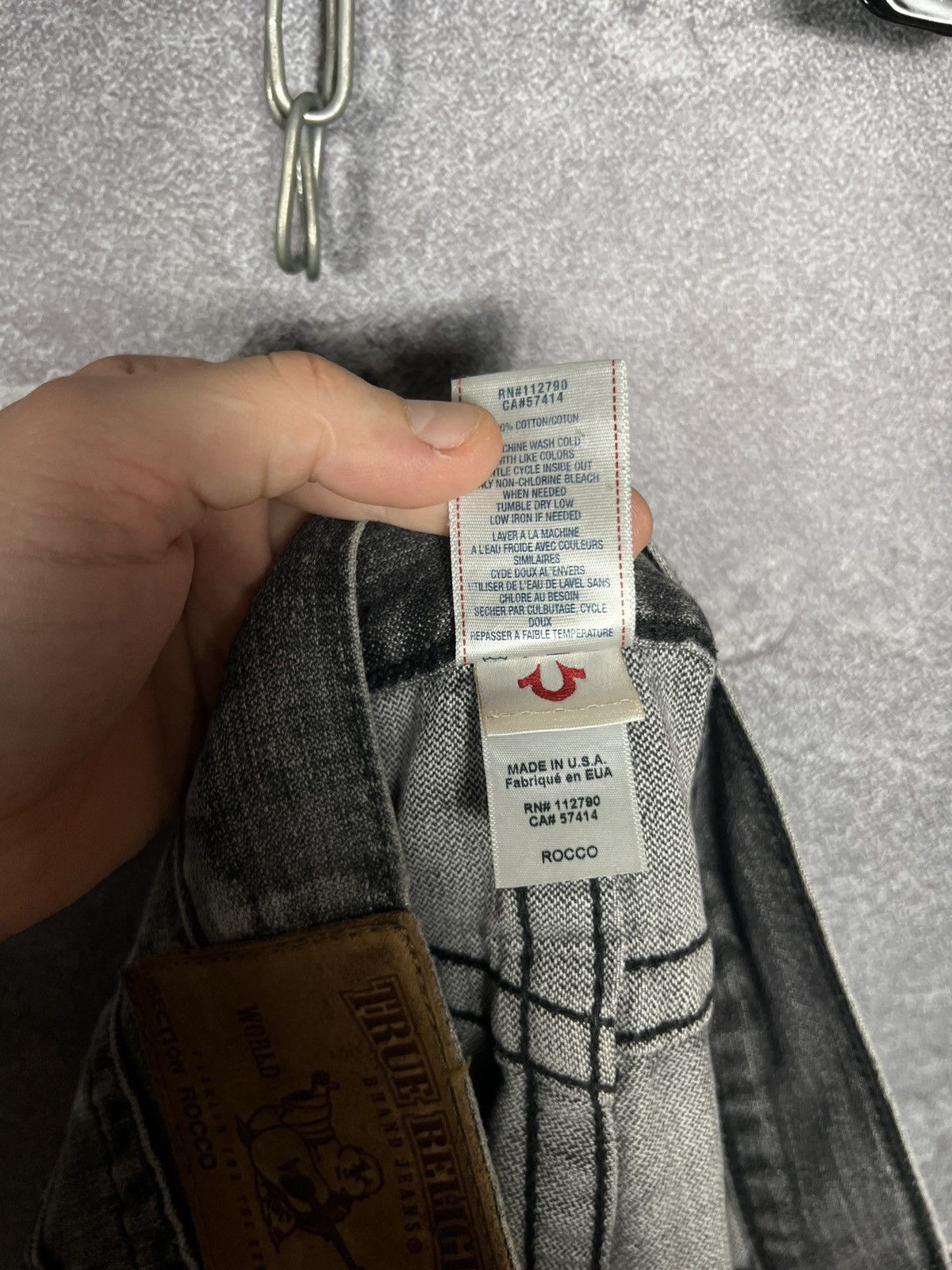 True Religion True Religon Rocco Distressed Jeans Size 32 Size US 32 / EU 48 - 13 Thumbnail
