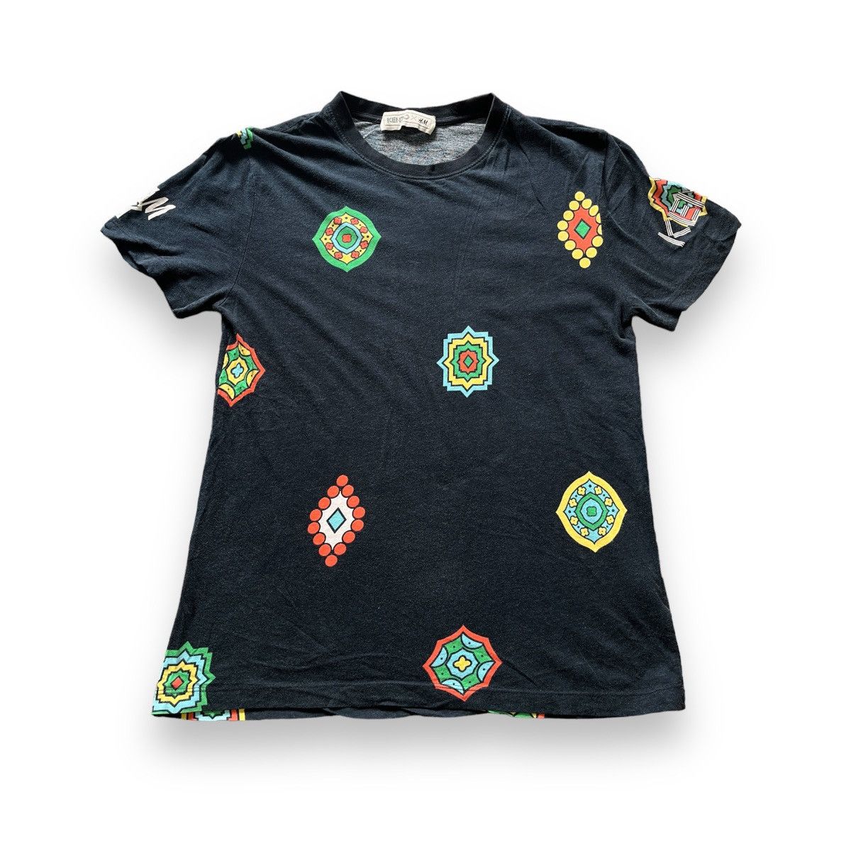 H&M × Kenzo Rare Full Printed Kenzo Paris & HM Black Tees Size US M / EU 48-50 / 2 - 14 Thumbnail