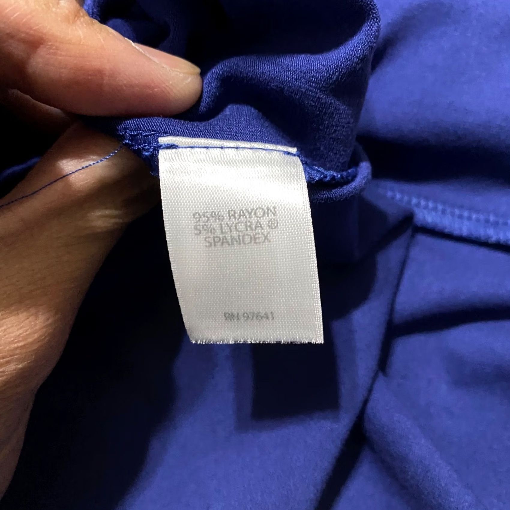 J. Jill J. Jill Shirt Dress Womens Medium Blue Wearever Collection Shift Short Sleeve Knee Length Casual Dress Size M / US 6-8 / IT 42-44 - 4 Thumbnail