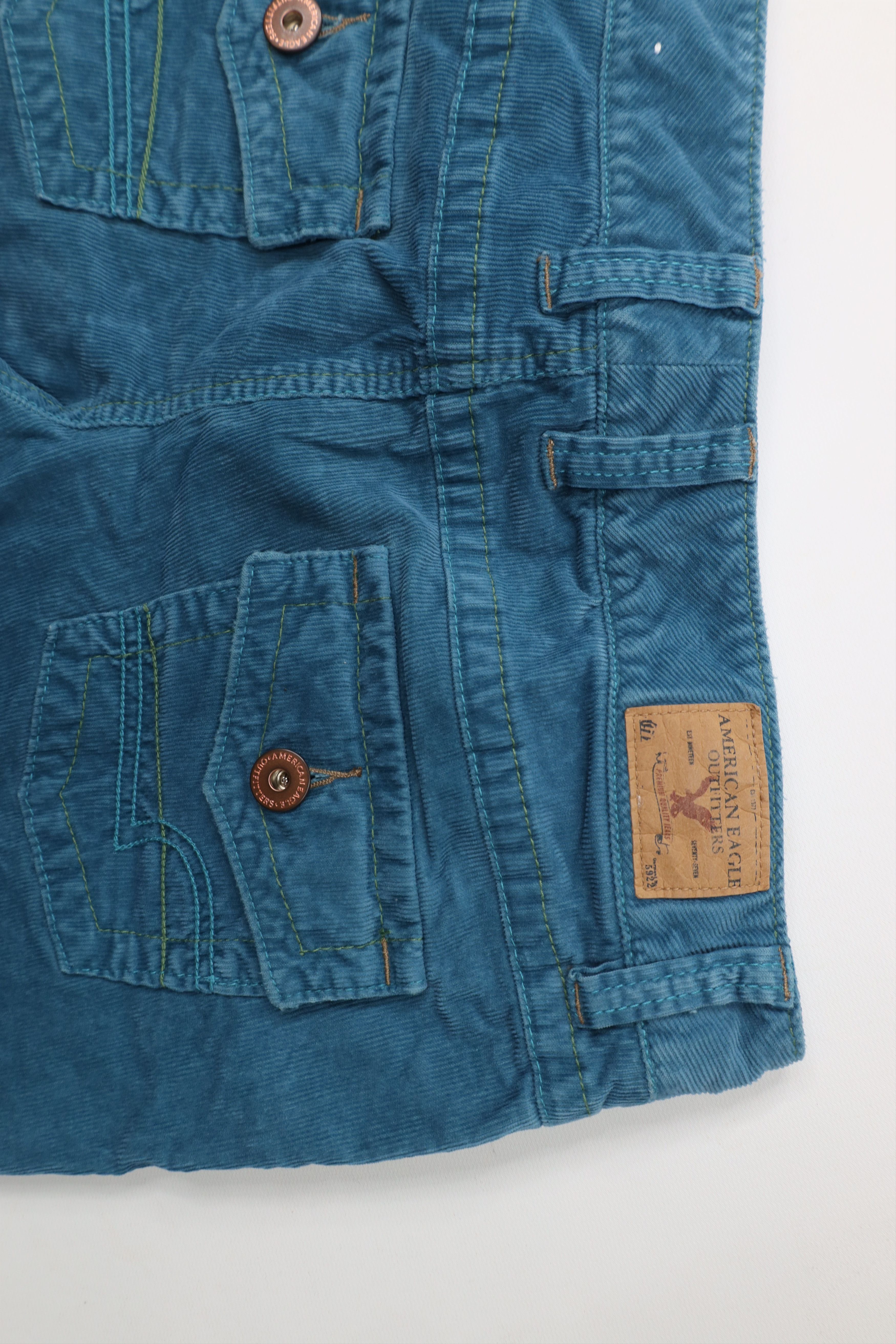 American Eagle Outfitters × Vintage Vintage 90s Y2K American Eagle Outfitters Corduroy Pants Size 32" / US 10 / IT 46 - 12 Thumbnail