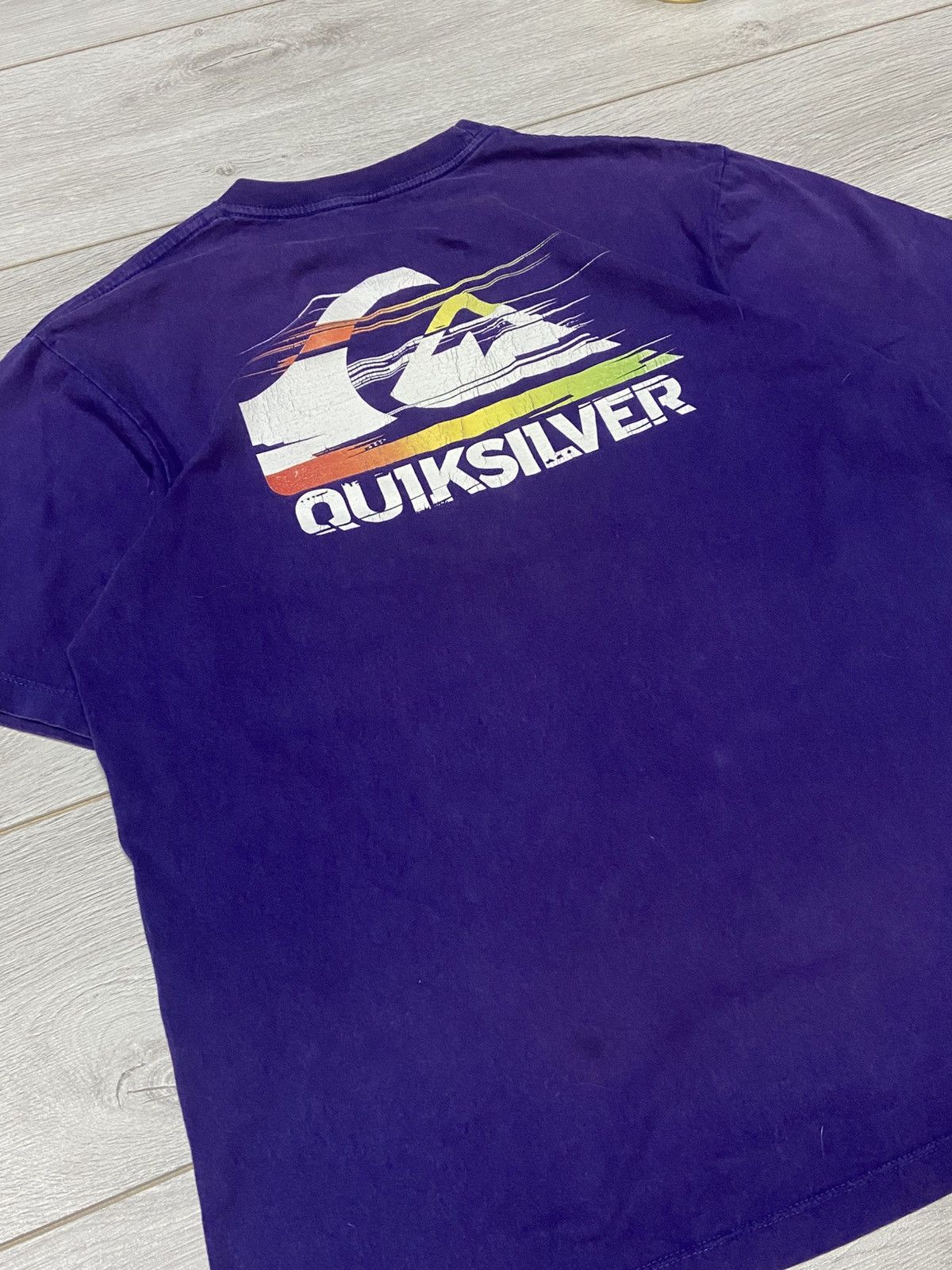 Quiksilver Quiksilver vintage big logo print t-shirt Size US XL / EU 56 / 4 - 10 Thumbnail