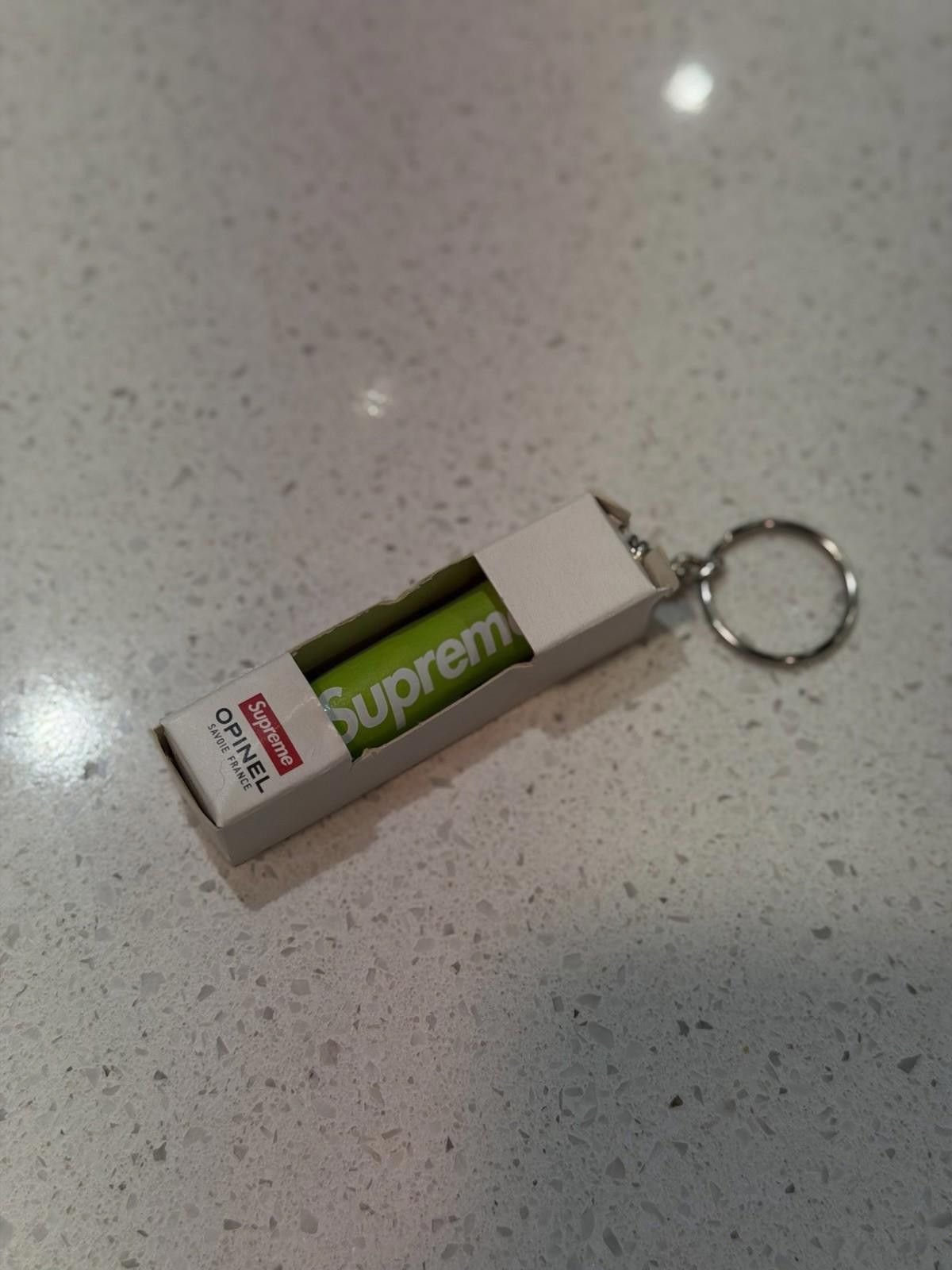 Other Supreme Opinel No. 4 Knife Keychain Lime Green FW25 Size ONE SIZE - 3 Thumbnail