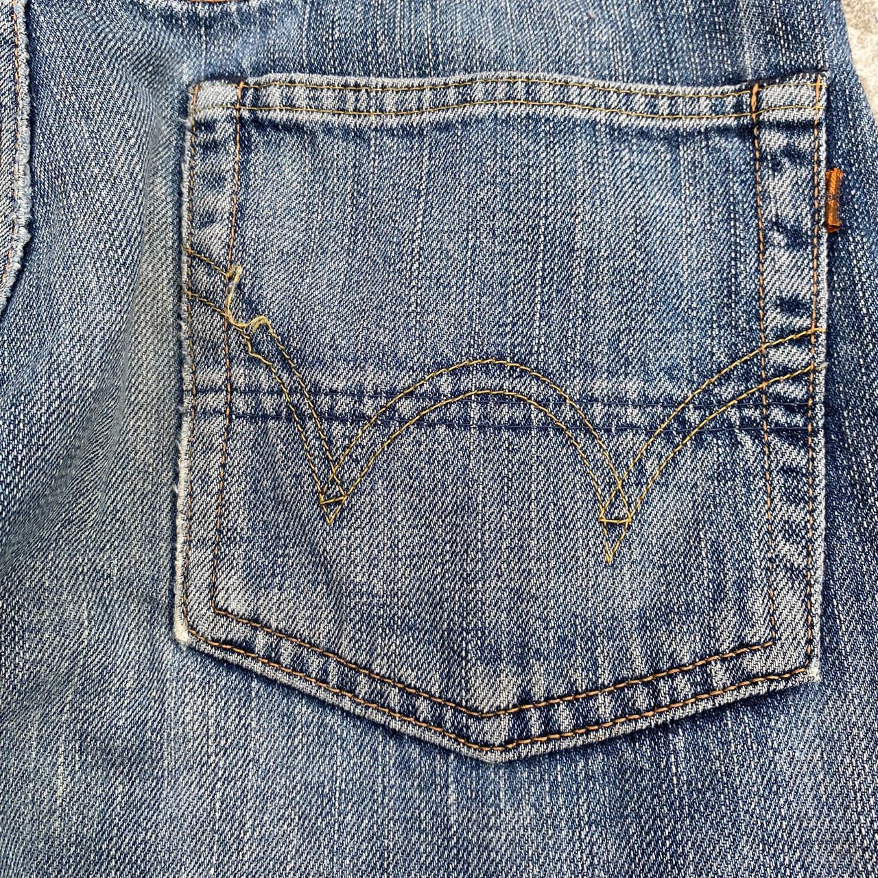 Edwin Vintage Edwin 505zx Selvegde Redline Distressed Denim Size US 30 / EU 46 - 14 Thumbnail