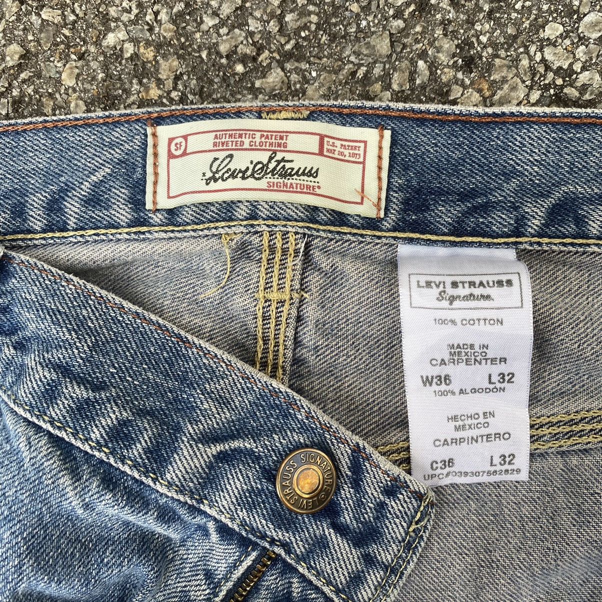 Levi's Baggy Carpentar Washed Jeans Levis Strauss Signature Denim Size US 36 / EU 52 - 5 Thumbnail
