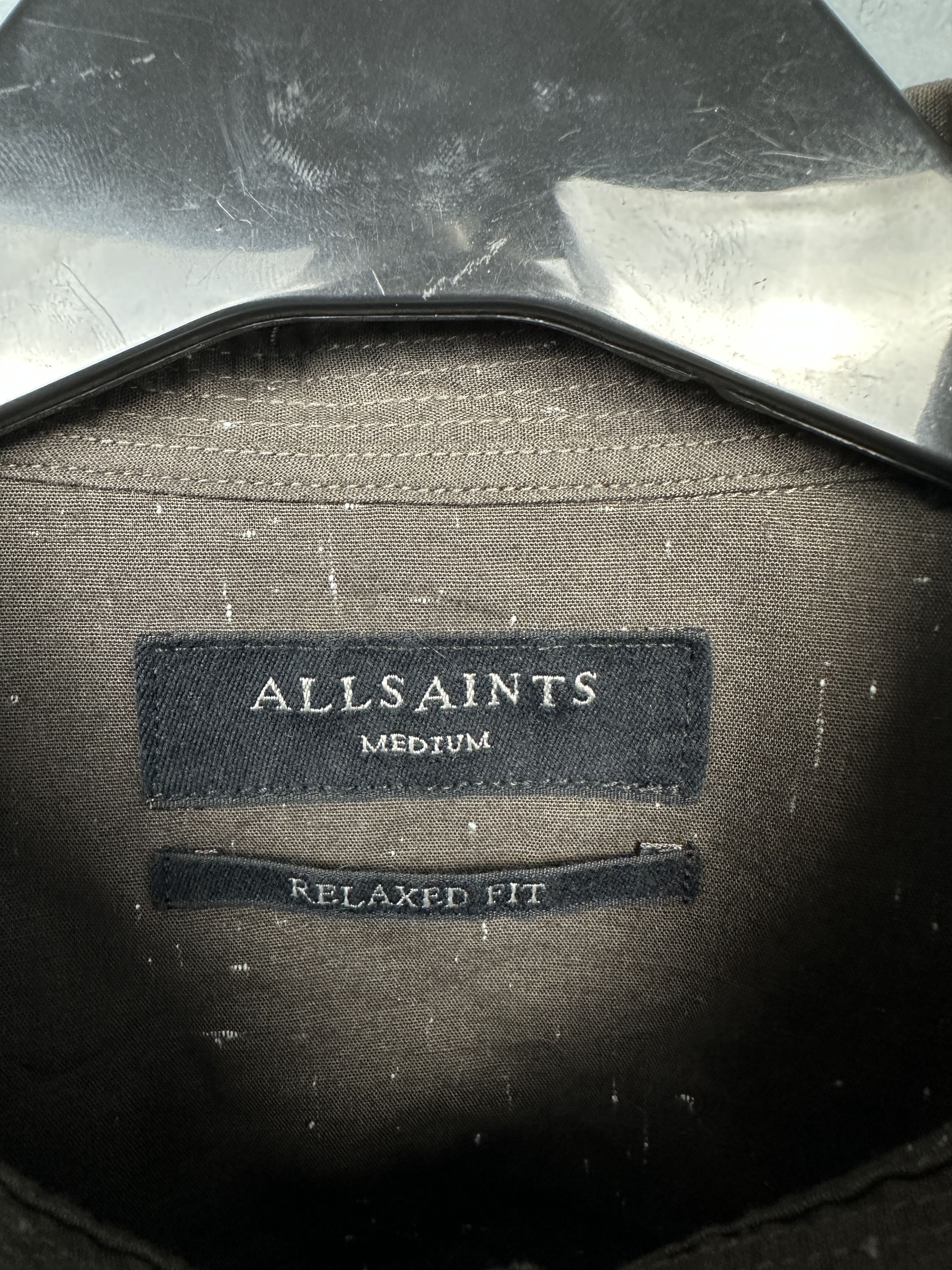 Allsaints Allsaints Mens Molera Long Sleeve Shirt Size US M / EU 48-50 / 2 - 4 Thumbnail