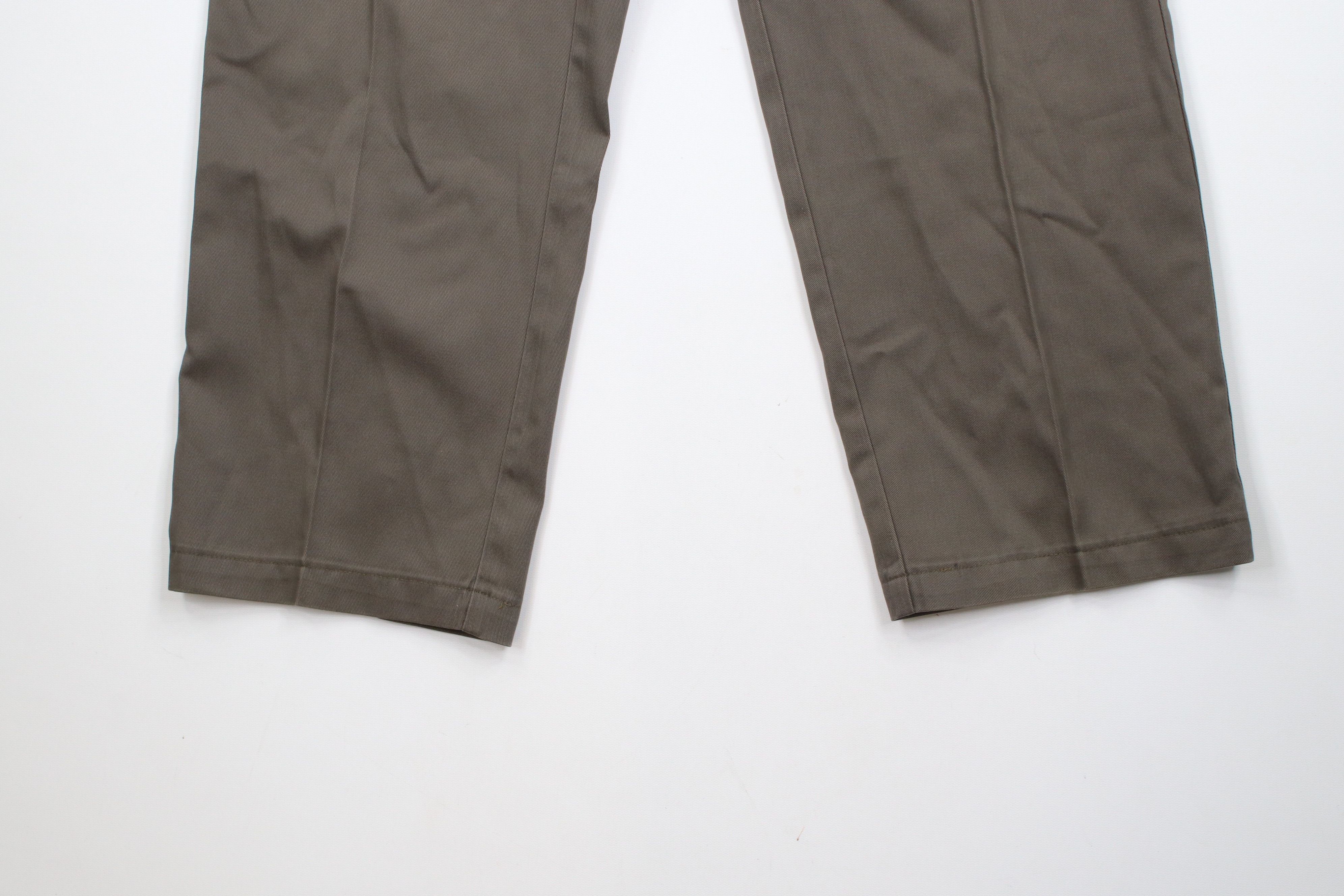 Tommy Hilfiger × Vintage Vintage 90s Tommy Hilfiger Wide Leg Chino Pants Breen Size US 30 / EU 46 - 4 Thumbnail
