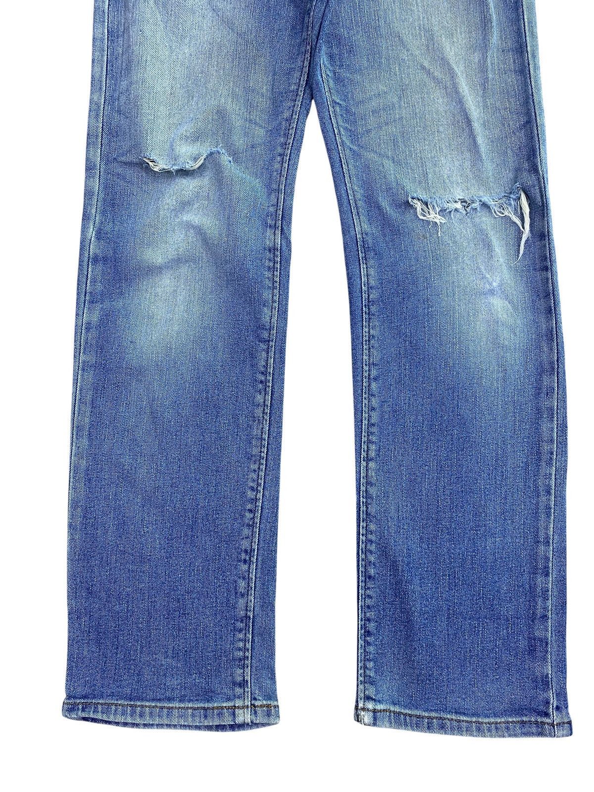 Edwin Vintage Edwin Acid Blue Wash Style Straight Cut Jeans Size US 27 - 9 Thumbnail