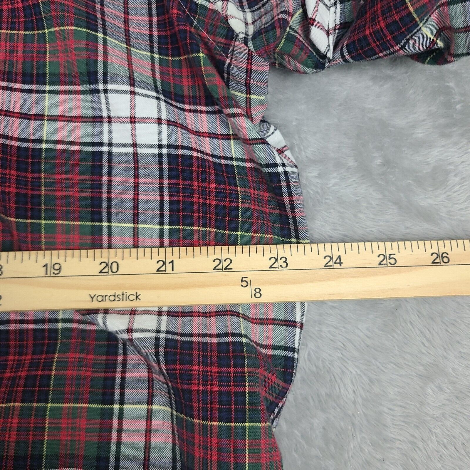 Polo Ralph Lauren Ralph Lauren Mens Size XL The Big Oxford Red Plaid Button Up Size US XL / EU 56 / 4 - 6 Thumbnail