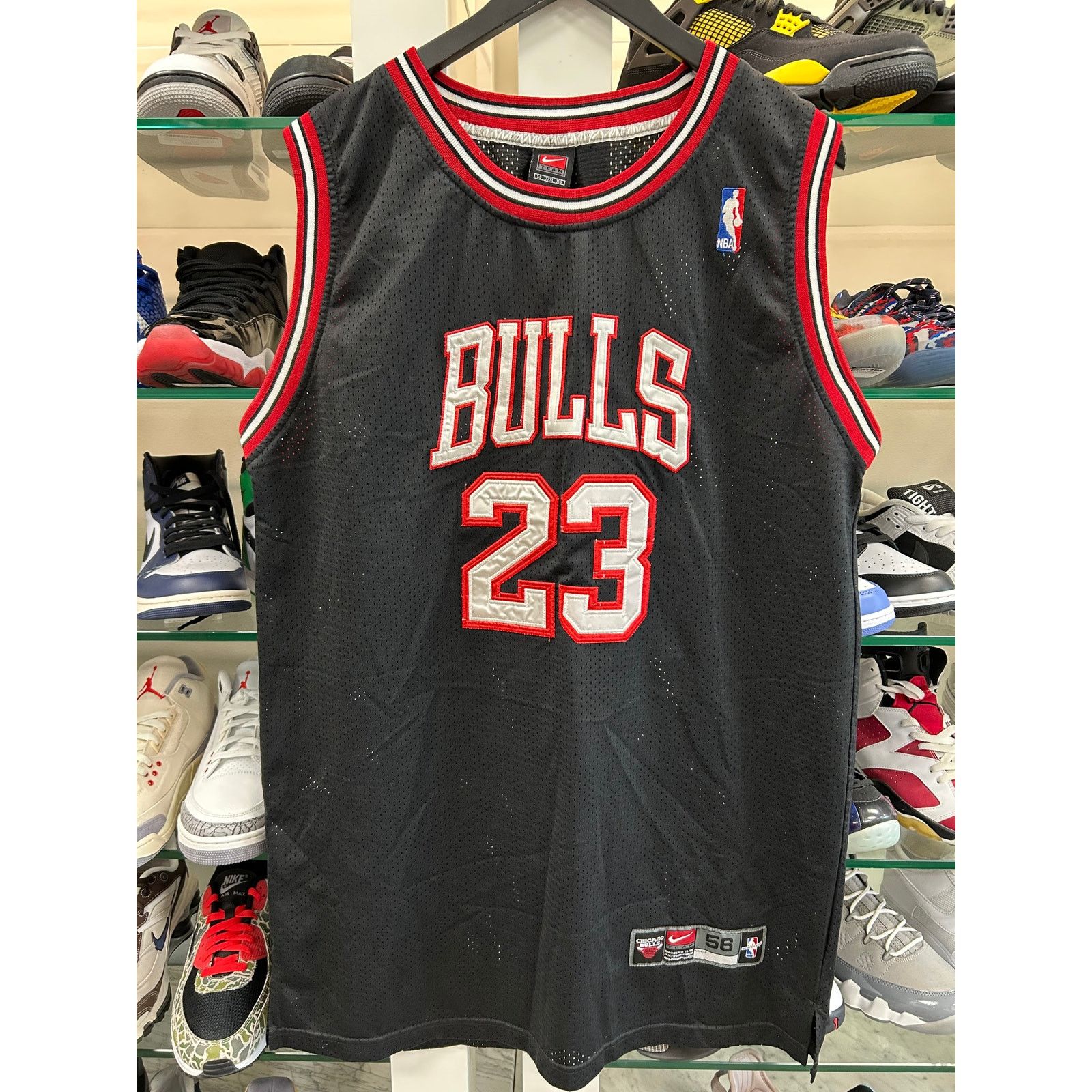 Jordan Brand × Nike Michael Jordan Chicago Bulls black basketball jersey 2XL Size US XXL / EU 58 / 5 - 1 Thumbnail