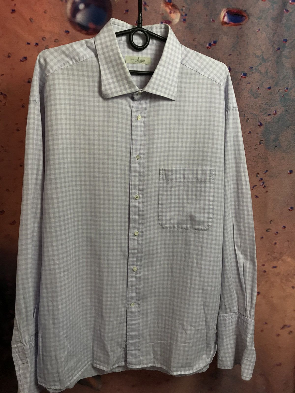 Ermenegildo Zegna × Vintage Ermenegildo Zegna luxury streetwear shirt Size US XL / EU 56 / 4 - 2 Thumbnail