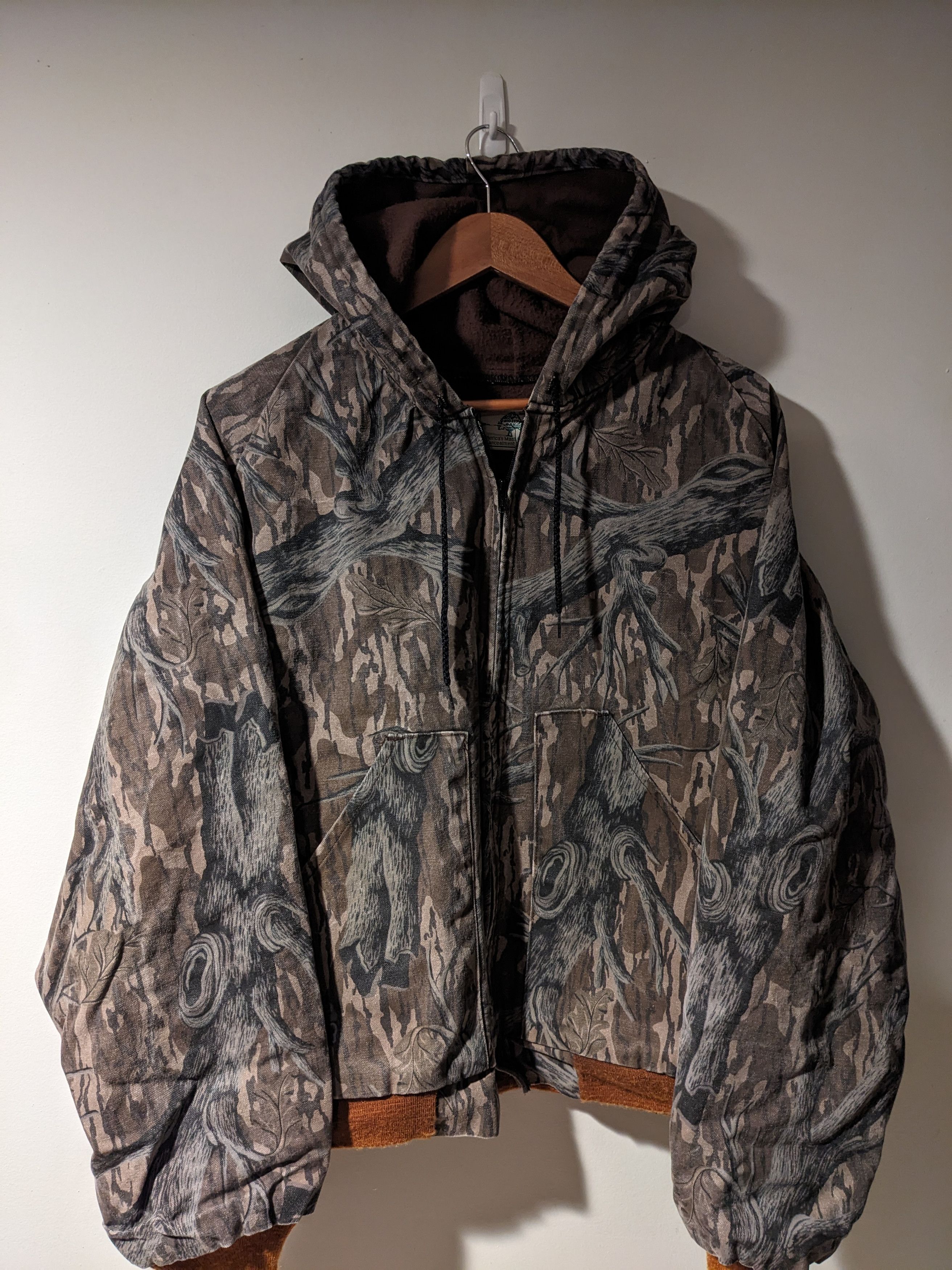 Mossy Oaks × Vintage Vintage 90s Mossy Oak America's Most Effective Jacket Size US XL / EU 56 / 4 - 1 Thumbnail