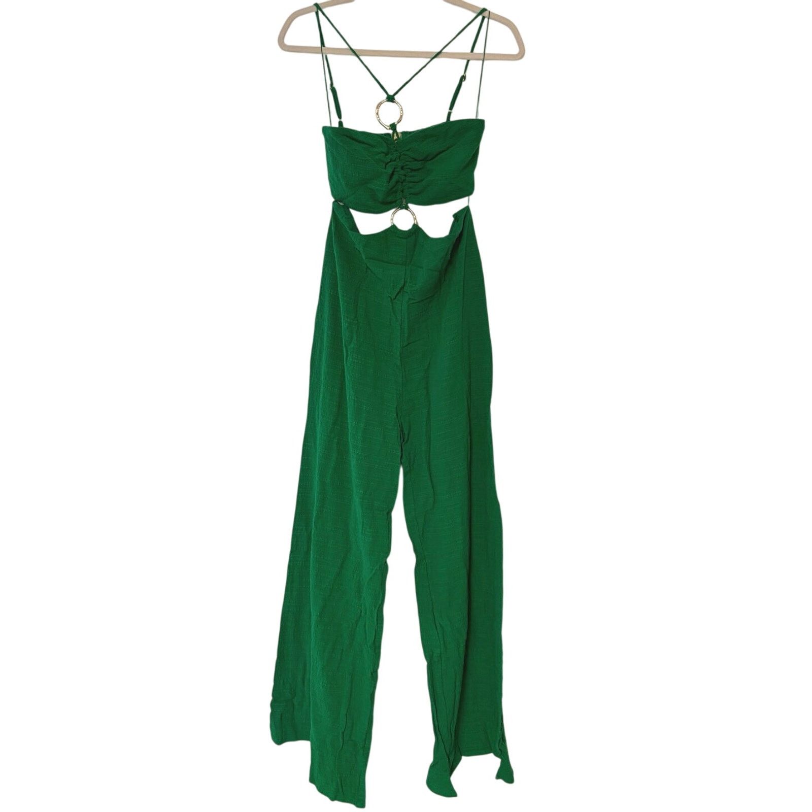 REVOLVE NWT Rumer Amoura Jumpsuit In Green Size Medium Size 28" / US 6 / IT 42 - 4 Thumbnail