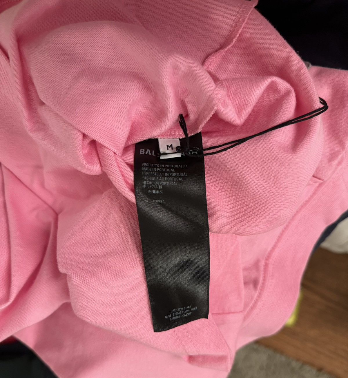 Balenciaga Balenciaga Pink Bebe Swarovski Tshirt Size US M / EU 48-50 / 2 - 3 Thumbnail