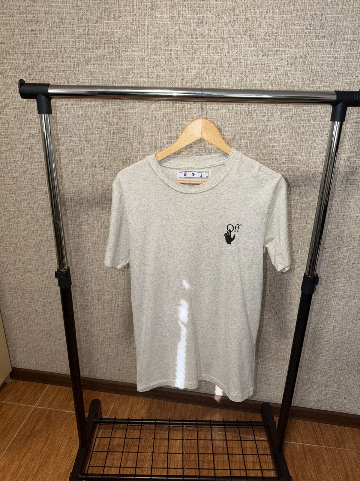 Off-White Off White Agreement S/S Slim Gray T-Shirt Size US S / EU 44-46 / 1 - 2 Thumbnail