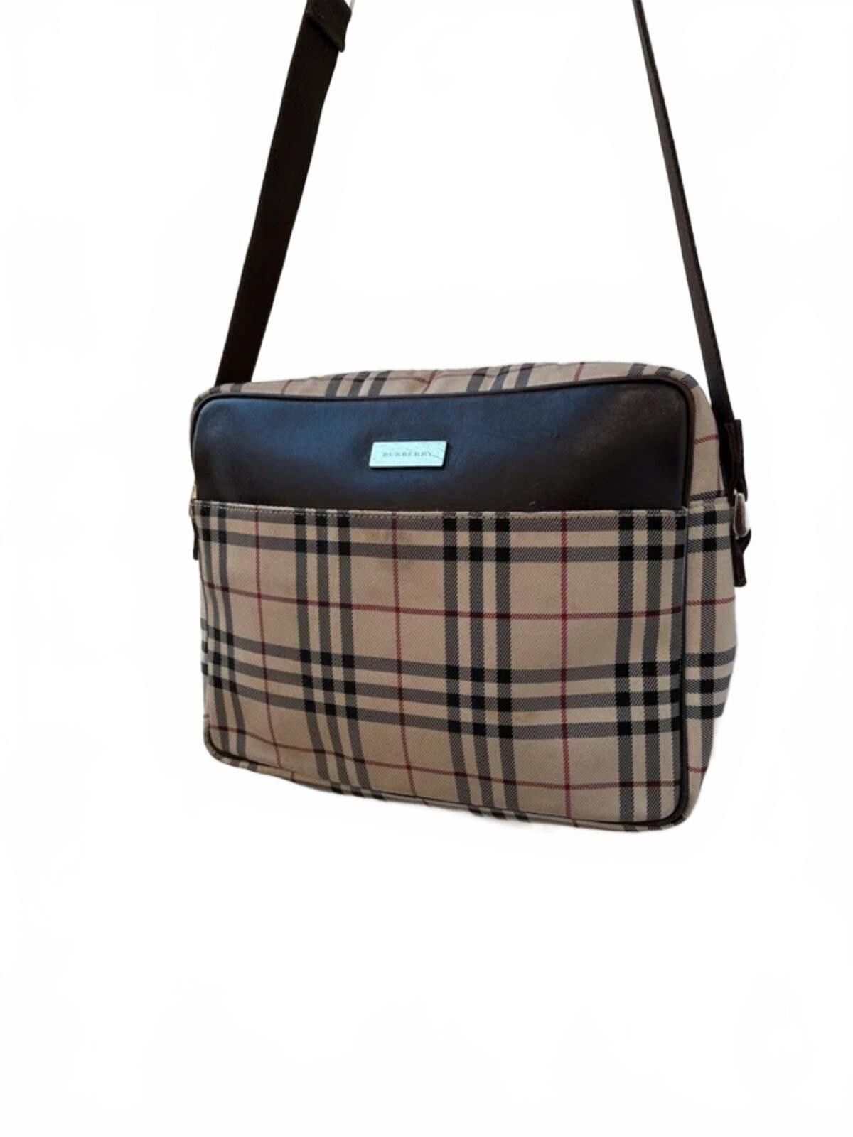Burberry Burberry Check Horizontal Crossbody Messenger Bag Size ONE SIZE - 2 Thumbnail