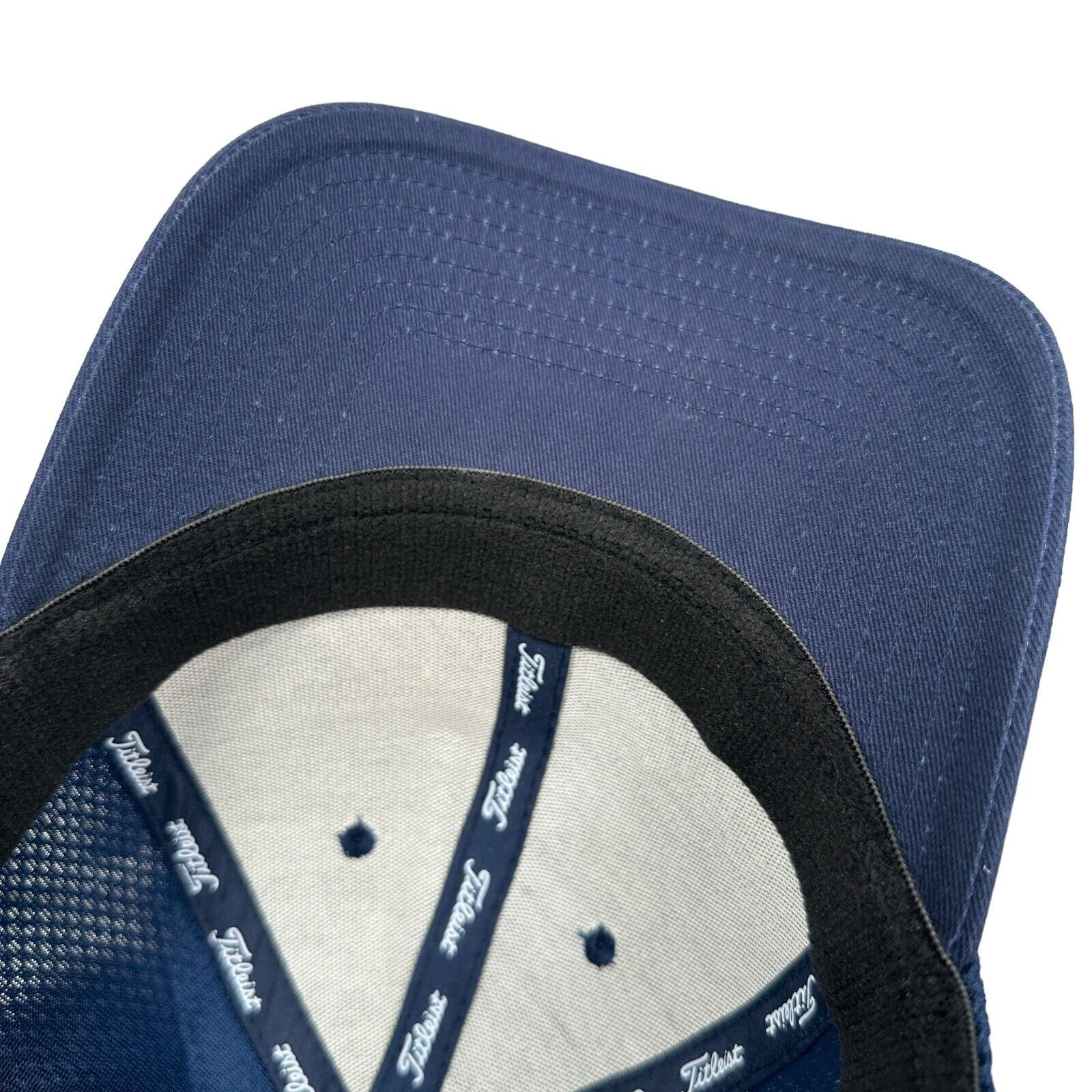Titleist Titleist X FootJoy Pro V1 Golf Cap LXL Blue Stretch 6 Panel Size ONE SIZE - 7 Thumbnail