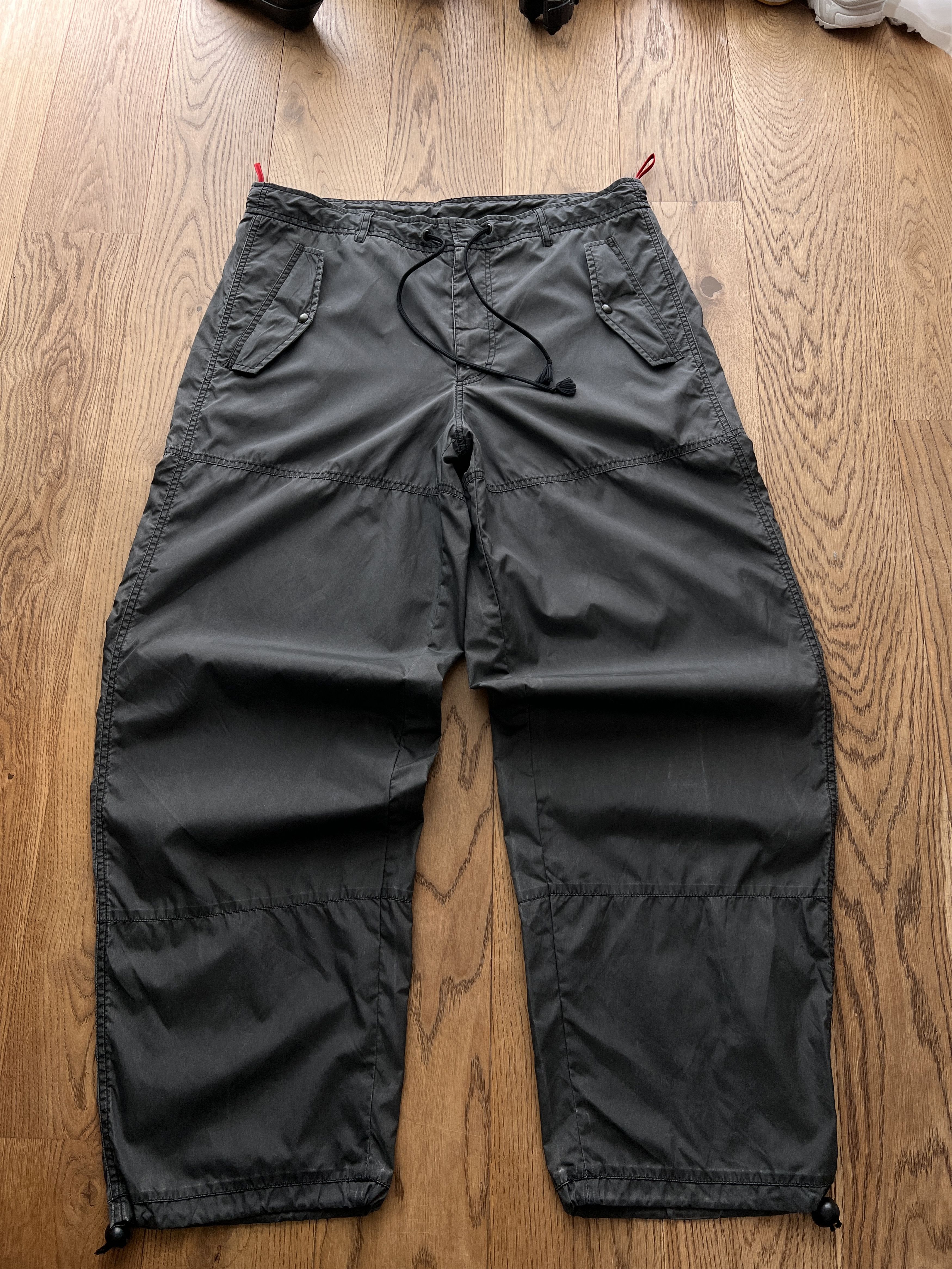 Prada Prada vintage nylon pant wide boxy baggy bondage rare luxury Size US 36 / EU 52 - 21 Thumbnail