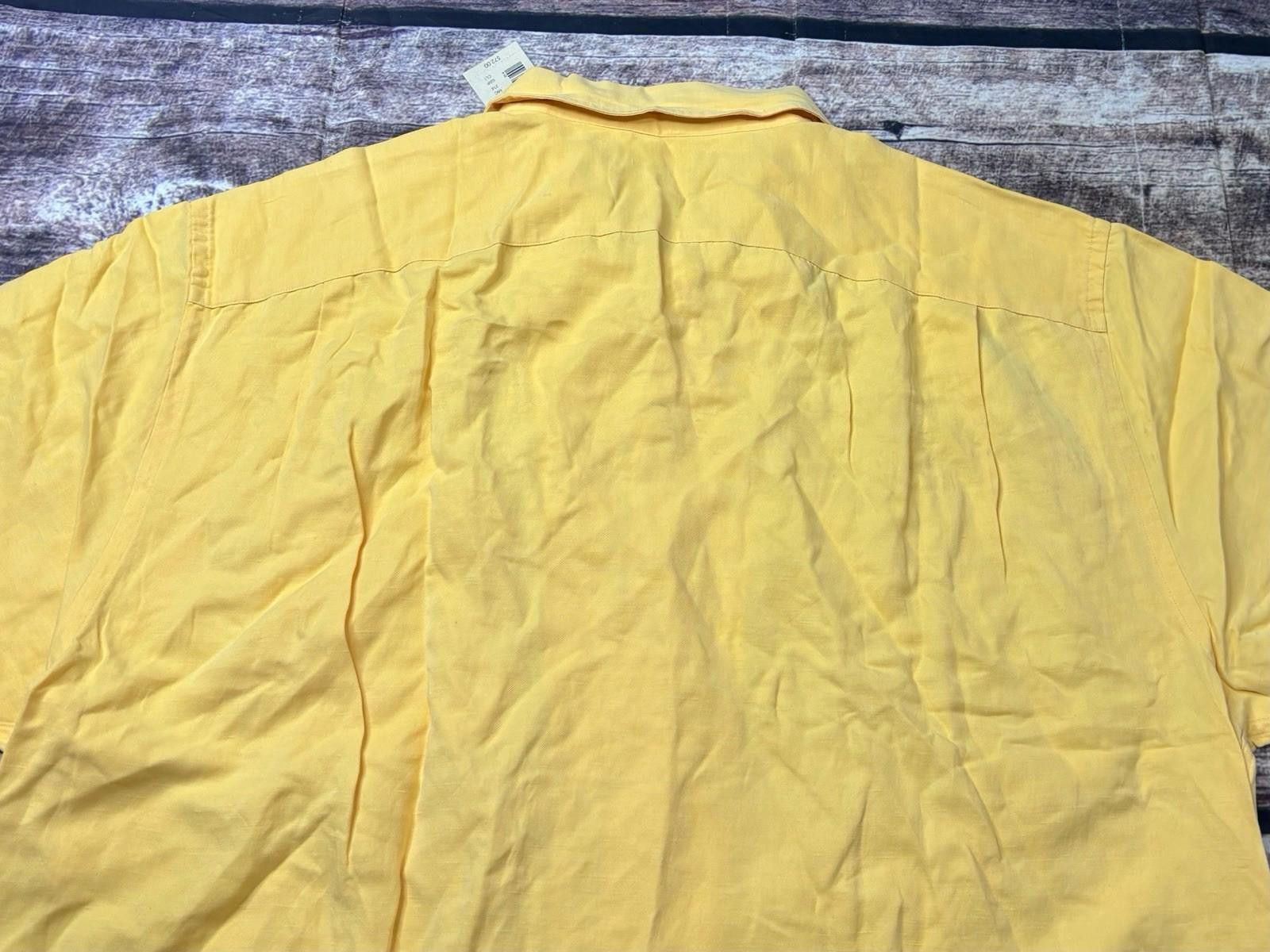 Daniel Cremieux Daniel Cremieux Shirt Mens XL Silk Linen Classic Fit $72 Size US XL / EU 56 / 4 - 7 Thumbnail