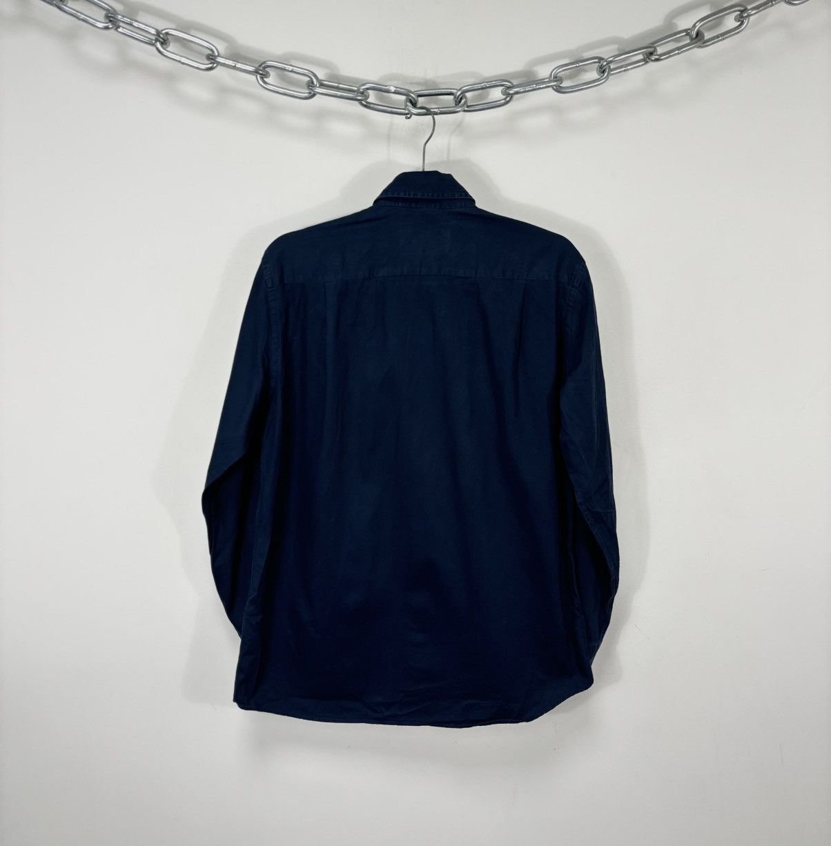 Avirex Vintage Avirex Men’s Navy Blue Military Long Sleeve Shirt Size US M / EU 48-50 / 2 - 14 Thumbnail