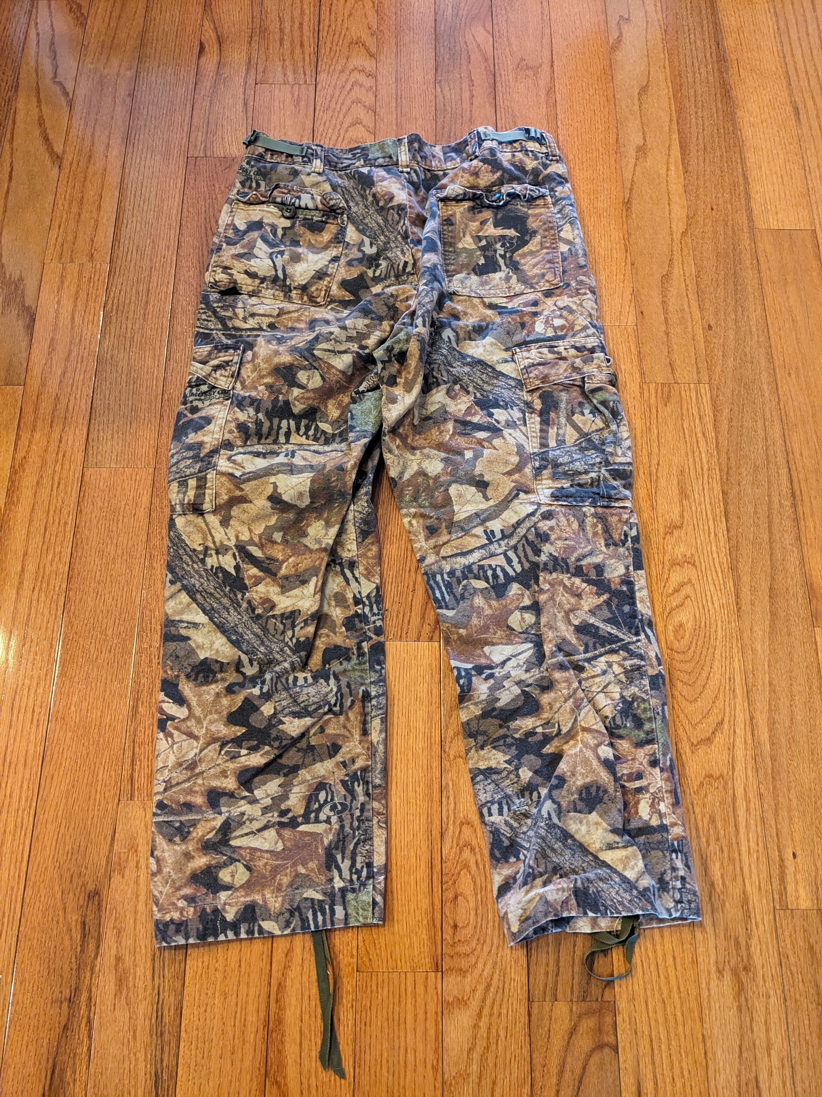 Mossy Oaks × Vintage Vintage 90s Mossy Oak Camo Leaves Medium Pants Size US 34 / EU 50 - 3 Thumbnail