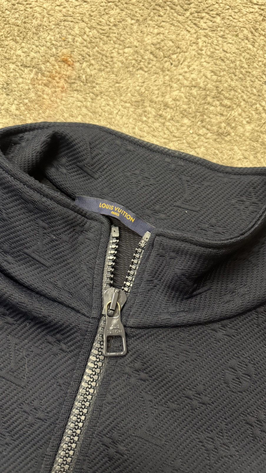Louis Vuitton Louis Vuitton Monogram Zip Jacket Navy Blue Size US XL / EU 56 / 4 - 2 Thumbnail
