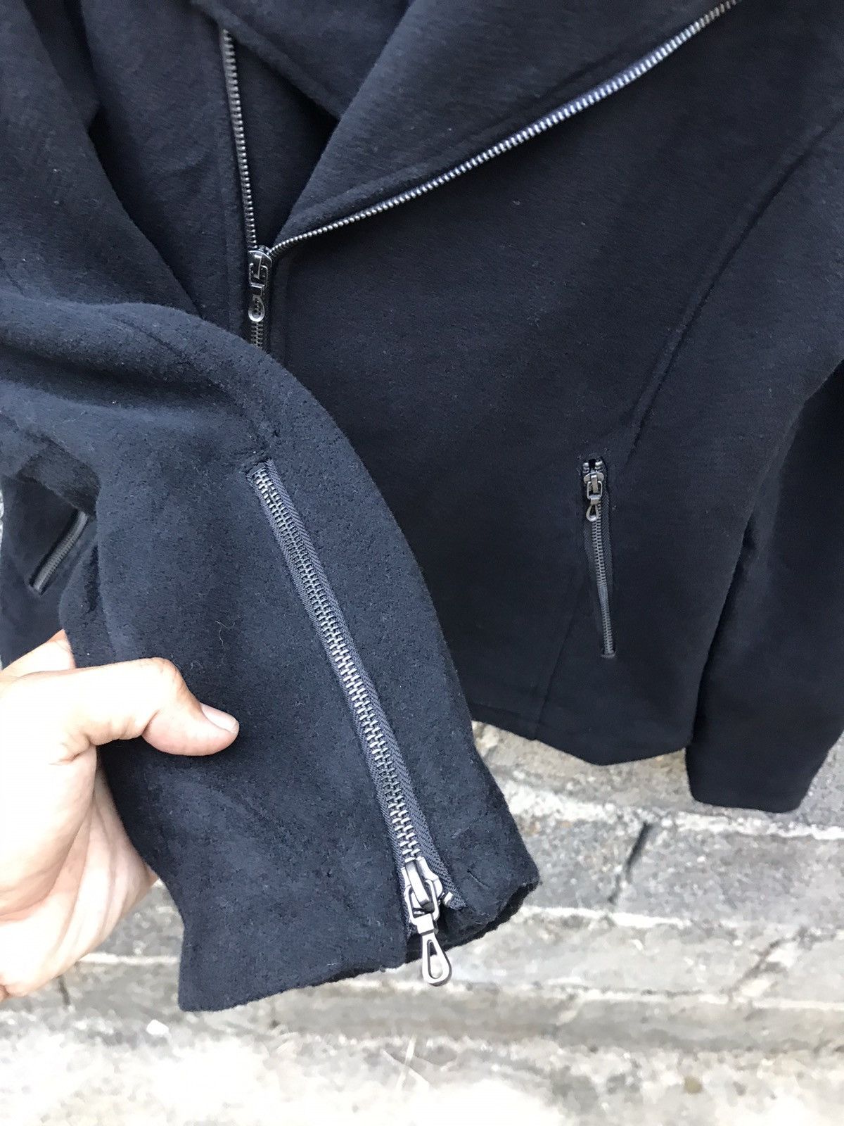 Japanese Brand 🌟5 zip Five Wool Double Collar Jacket Size US S / EU 44-46 / 1 - 8 Thumbnail