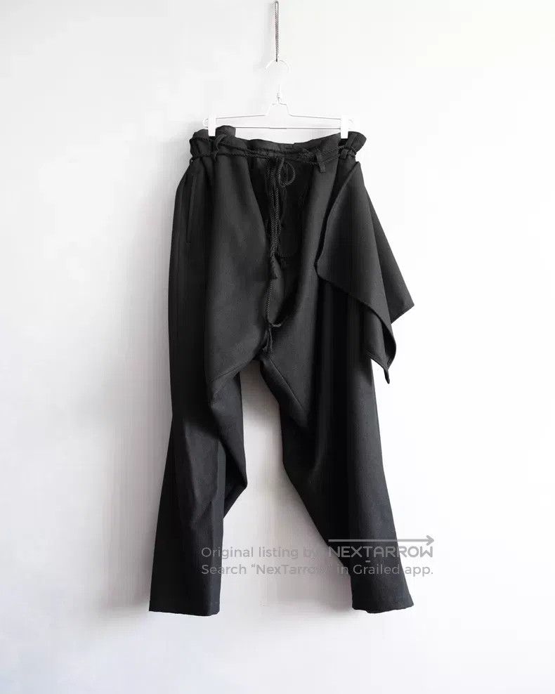 Yohji Yamamoto Yohji Yamamoto size 1 23AW Flannelette Crotch Pants Size US 28 / EU 44 - 5 Thumbnail