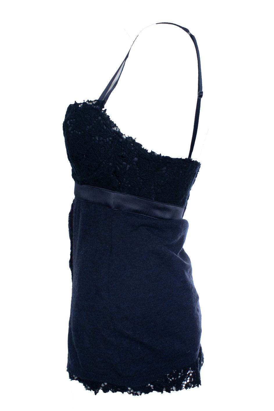 Ermanno Scervino Ermanno Scervino, Blue lingerie top with wool Size S / US 4 / IT 40 - 2 Thumbnail