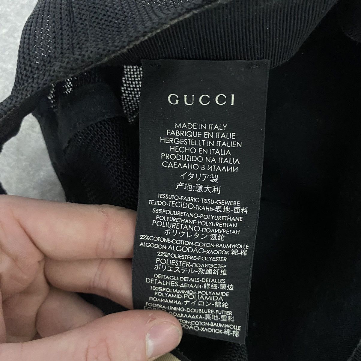 Gucci Gucci Snake Monogram Cap Hat Size 32 - 6 Thumbnail