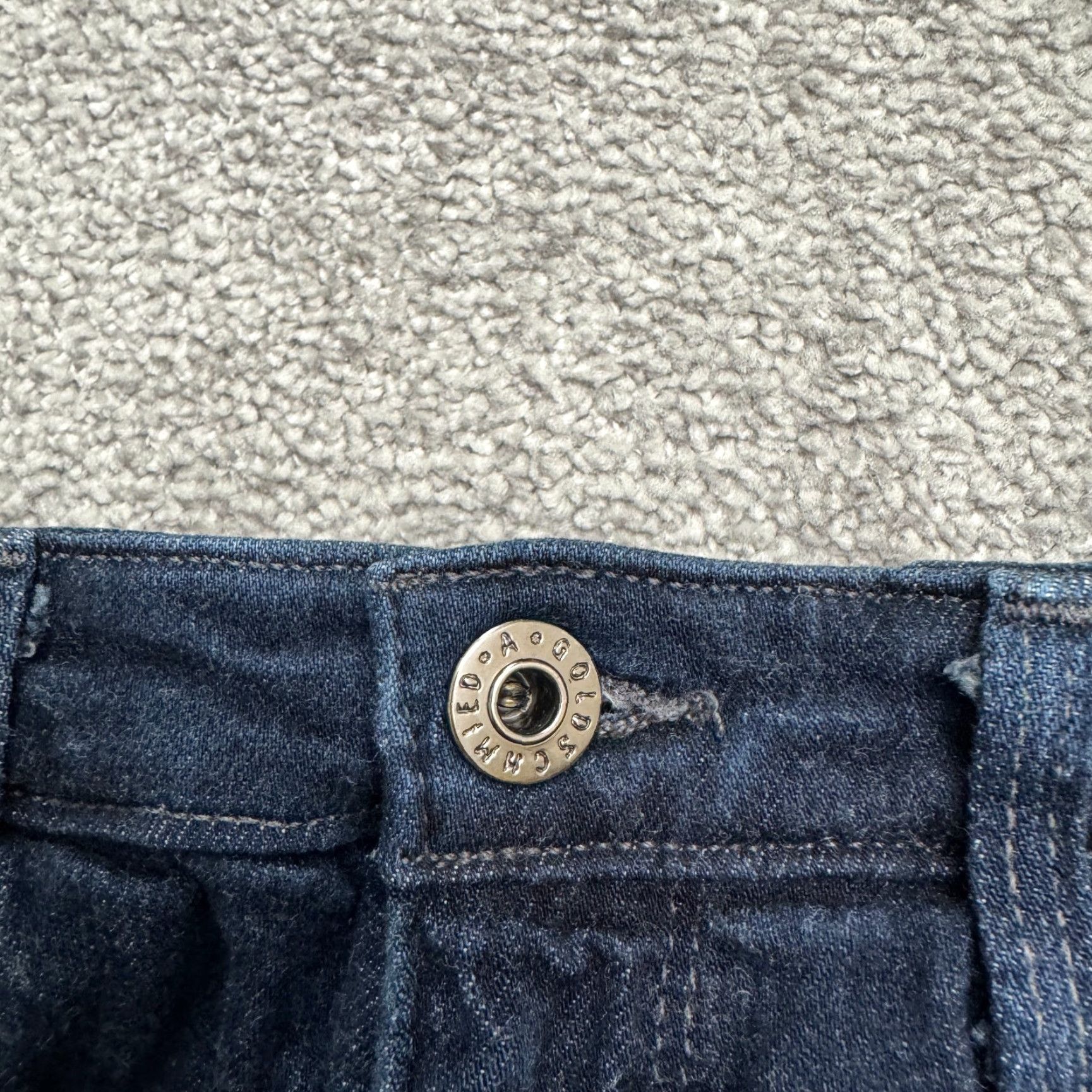 Denime VINTAGE AG Adriano Goldschmied The Prima Mid Rise Cigarette Denim Jeans Womens 29R Blue Size 29" - 3 Thumbnail