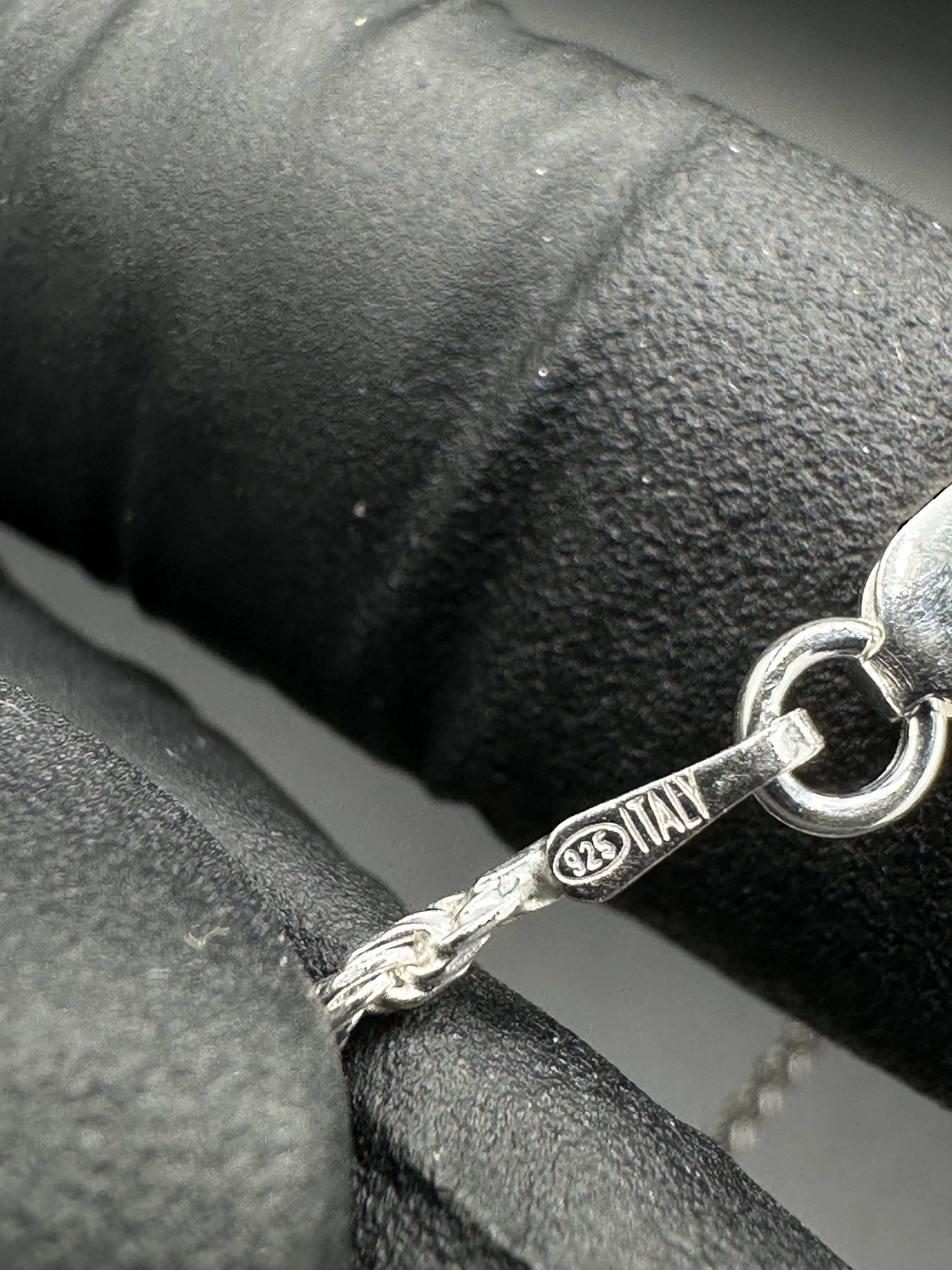 Jewelry STERLING SILVER .925 DIAMOND CUT ROPE Size ONE SIZE - 4 Thumbnail
