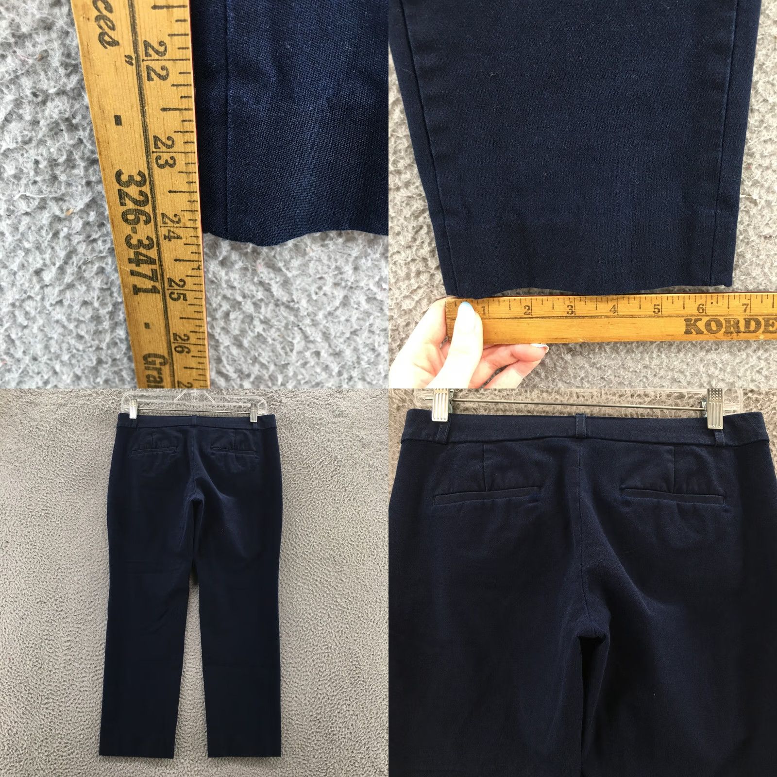 Banana Republic Banana Republic Ryan Capri Pants Womens 4S Blue Mid Rise Casual Capri Pants Kid? Size 27" / US 4 / IT 40 - 8 Thumbnail