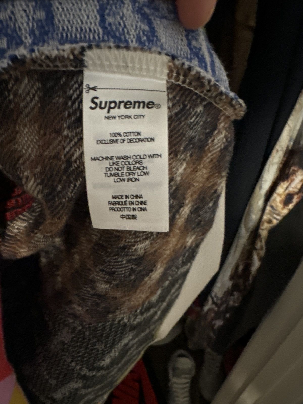 Supreme supreme tapestry long sleeve Size US M / EU 48-50 / 2 - 5 Thumbnail