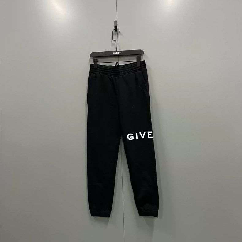 Givenchy Givenchy SizeM Black Letter Embroidery Sweatpants Size US 28 / EU 44 - 2 Thumbnail