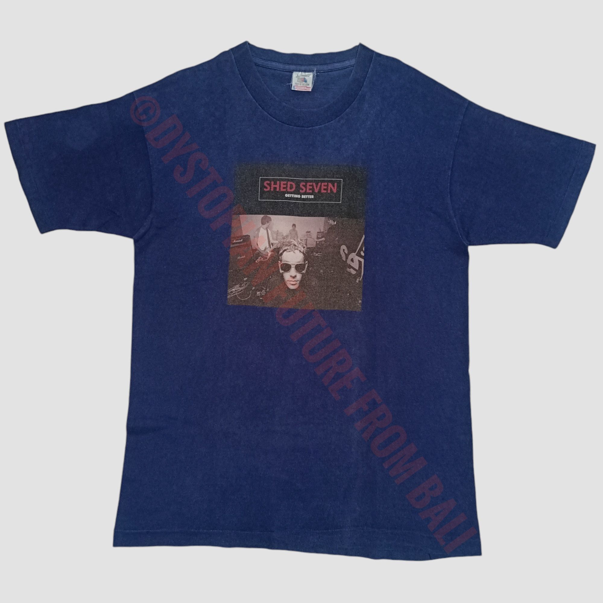 Band Tees × Vintage Rare Vintage Shed Seven - Getting Better Band T-shirt Size US L / EU 52-54 / 3 - 1 Thumbnail