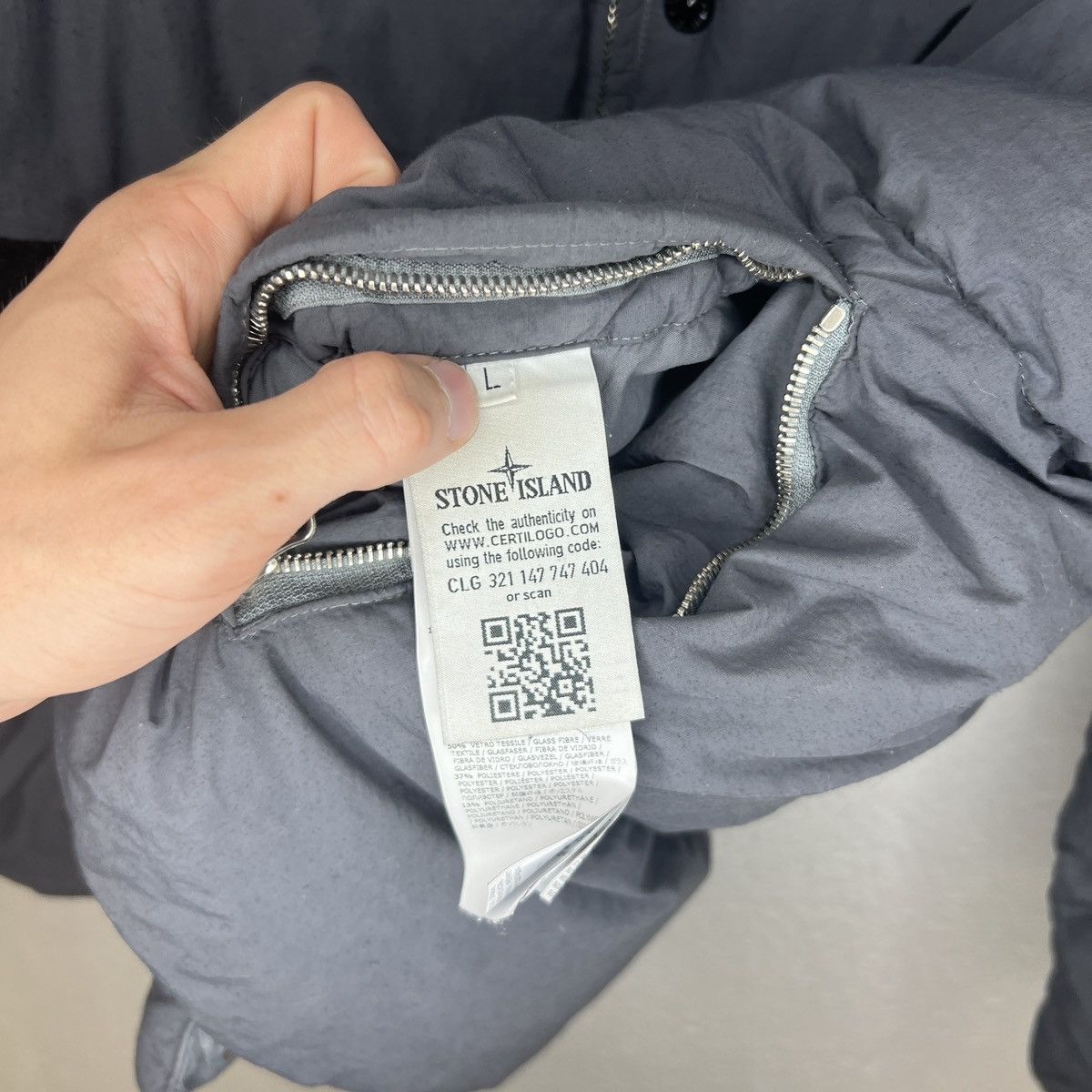 Stone Island × Stone Island Shadow Project Stone Island Shadow Project Naslan Light Down Puffer Jacket Size US M / EU 48-50 / 2 - 11 Thumbnail