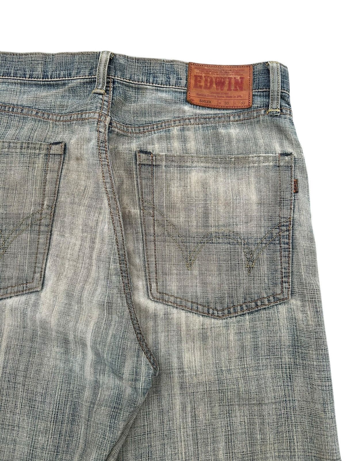 Kapital Vintage Edwin 505ZX Selvedge Sunfaded Rusty Dirty Denim Jean Size US 34 / EU 50 - 15 Thumbnail