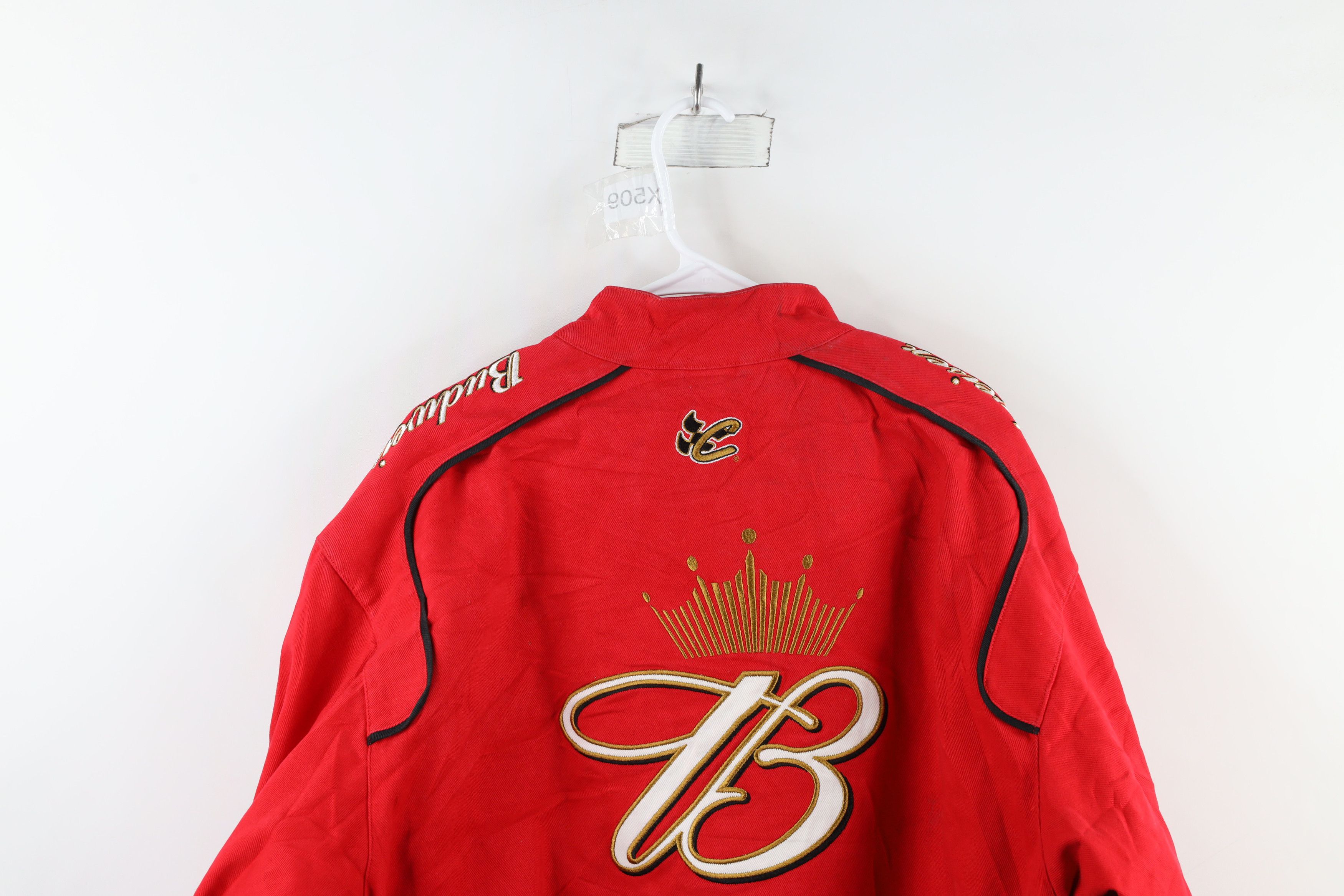 Vintage Vintage NASCAR Budweiser Dale Earnhardt Jr Pit Crew Jacket Size ONE SIZE - 23 Thumbnail