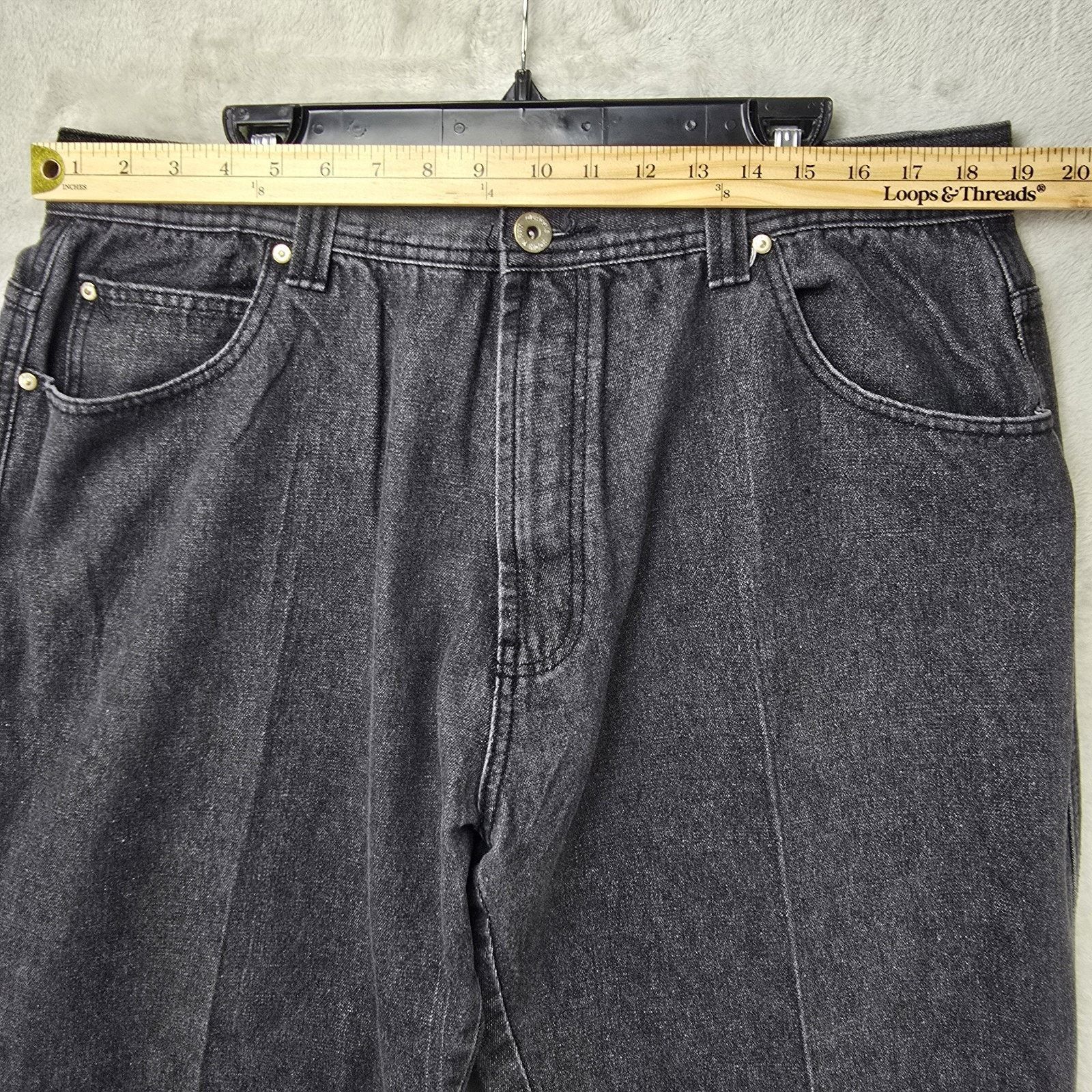 Other Rock N Run Jeans Mens 38x29 Black Denim Baggy Y2K Vintage Size US 38 / EU 54 - 10 Thumbnail