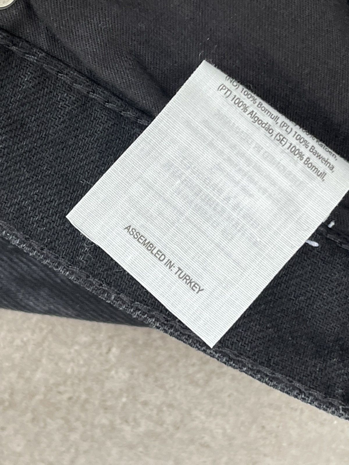 Han Kjobenhavn !DS! FW22 Han Kjobenhavn Tribal Baggy Distressed Denim Pants Size US 32 / EU 48 - 25 Thumbnail