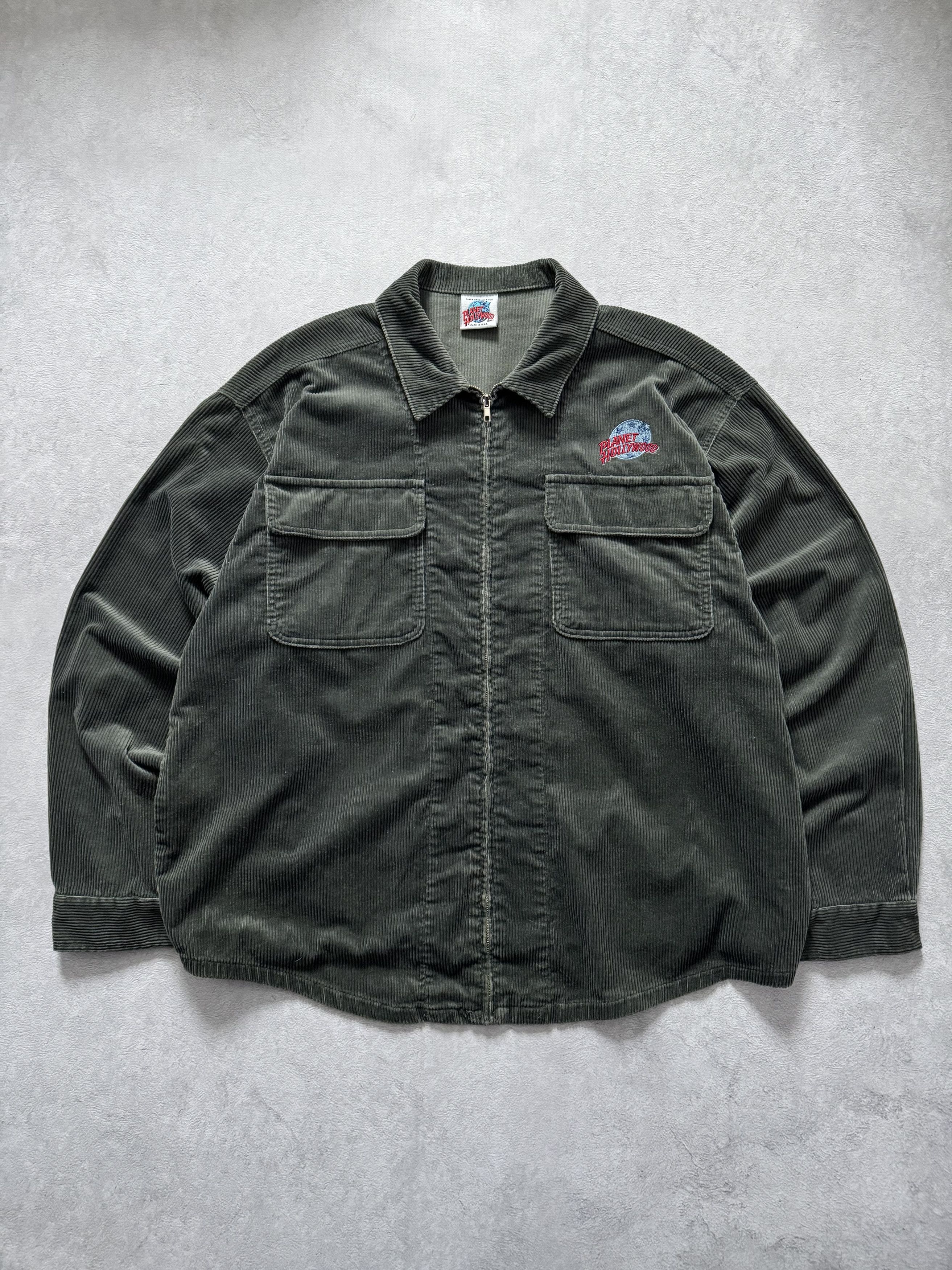Planet Hollywood Vintage Planet Hollywood Overshirt Zip Jacket Size US XL / EU 56 / 4 - 1 Thumbnail