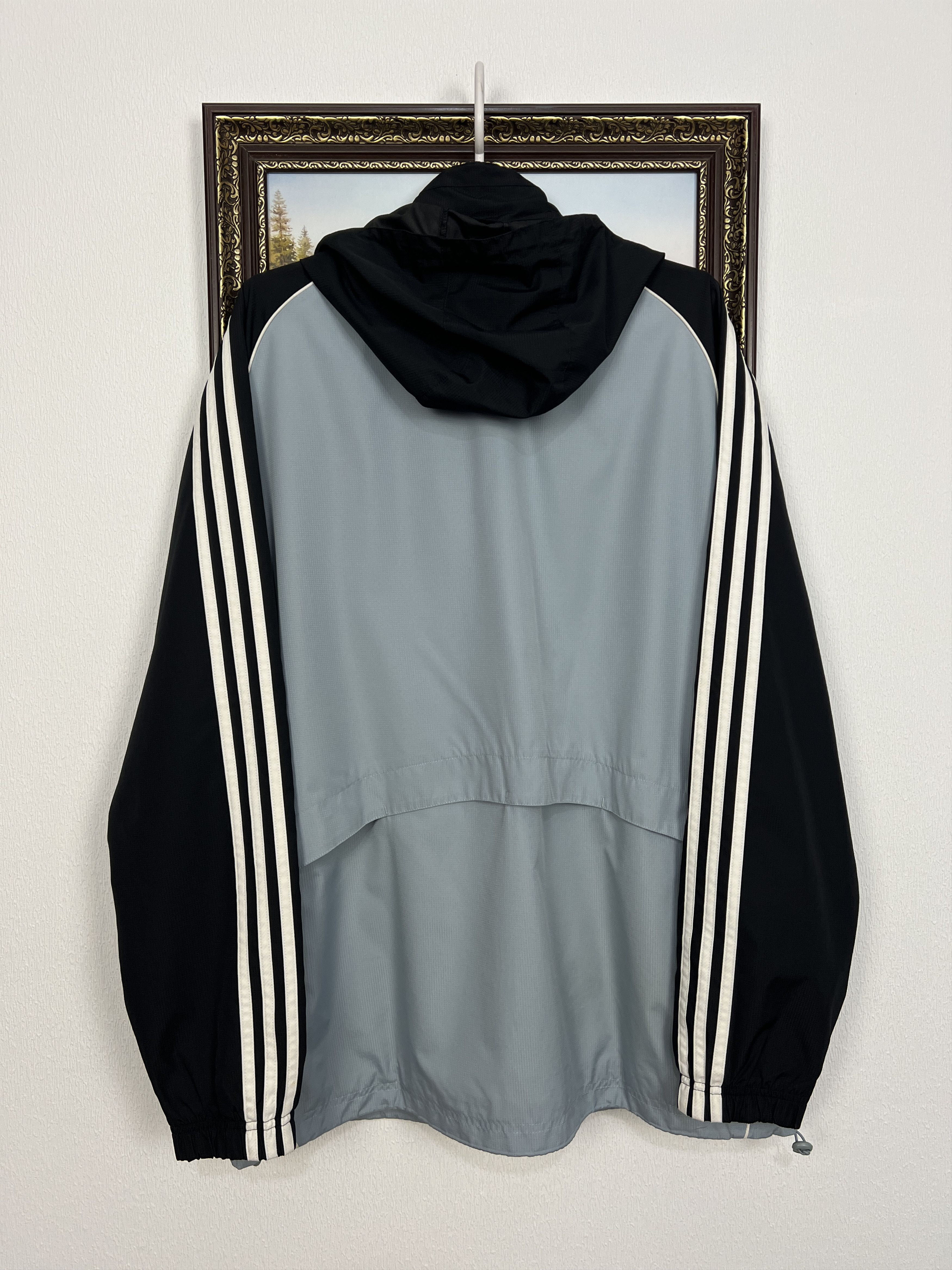 Adidas Newcastle United Football Rain Hooded Jacket Track Top Size US M / EU 48-50 / 2 - 8 Thumbnail