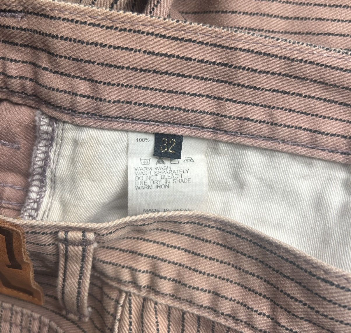 Kapital Kapital Striped Denim Pants Size US 32 / EU 48 - 4 Thumbnail