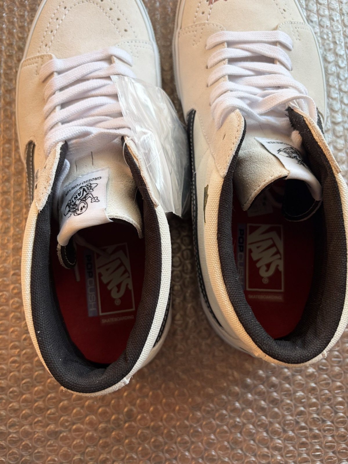 Supreme × Vans US 12 Nate Lowman × Supreme × Vans Skate Grosso Mid Natural Size US 12 / EU 45 - 5 Thumbnail